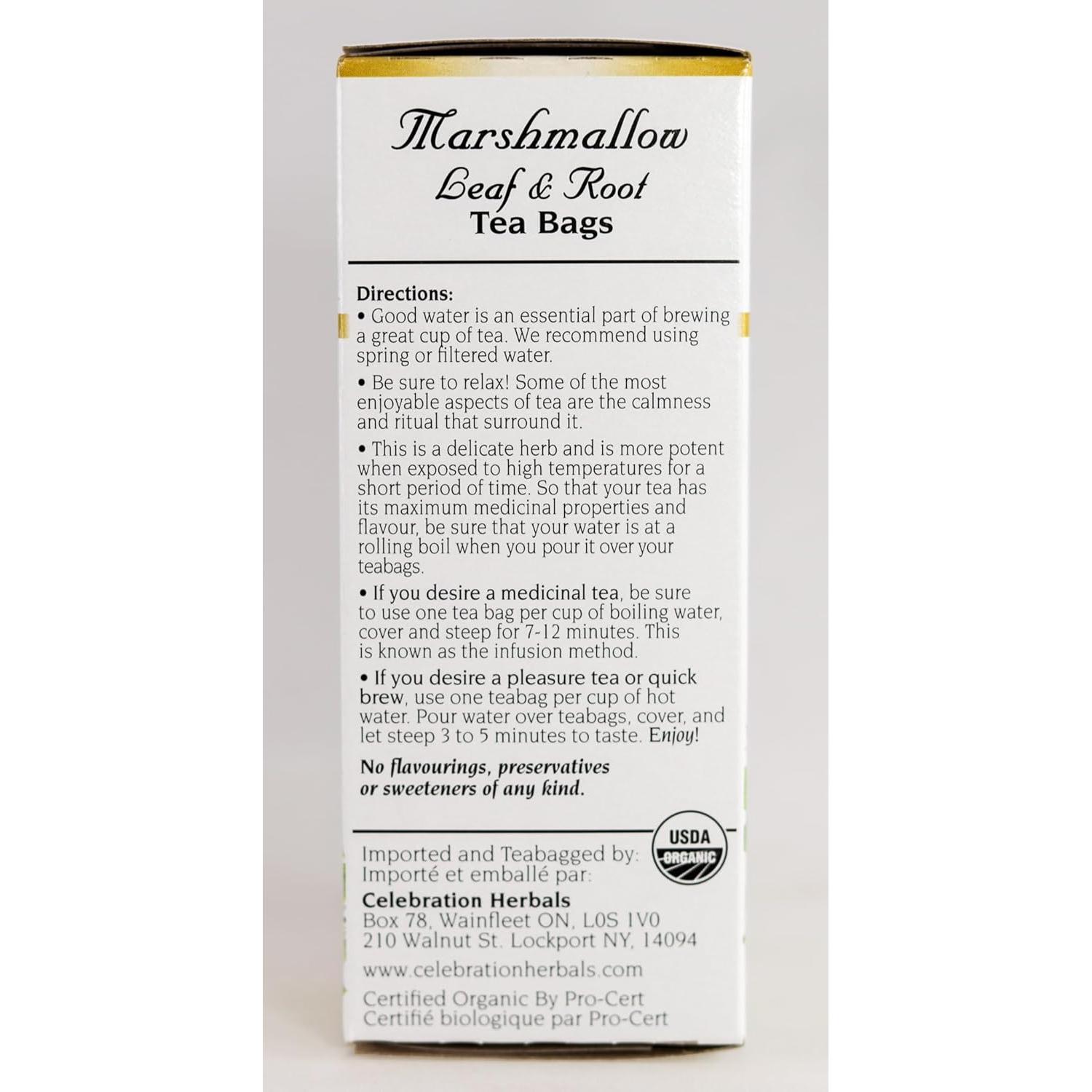 Té de Malvavisco Orgánico Celebración Herbals 24 Bolsas 0.02 kg