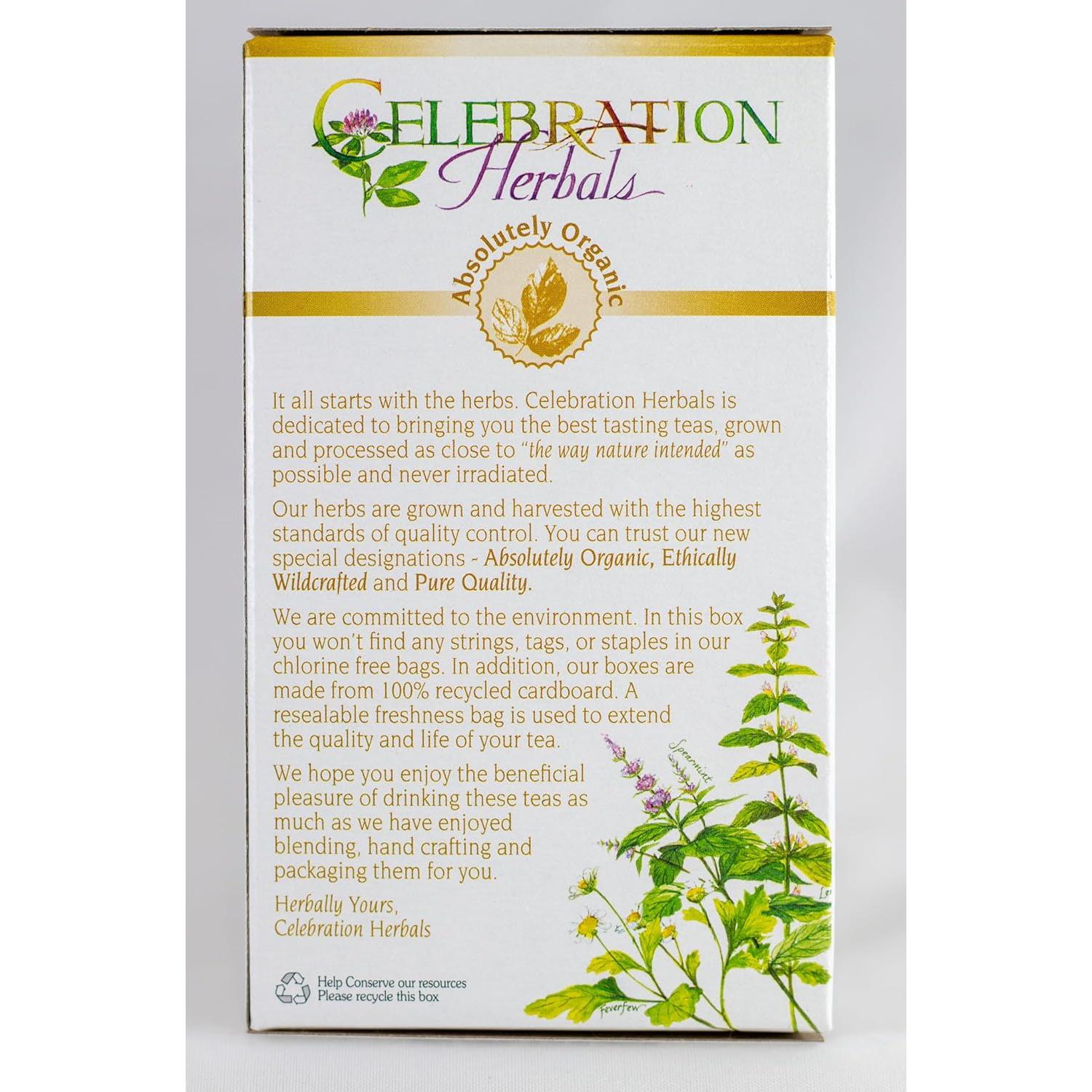 Té de Malvavisco Orgánico Celebración Herbals 24 Bolsas 0.02 kg