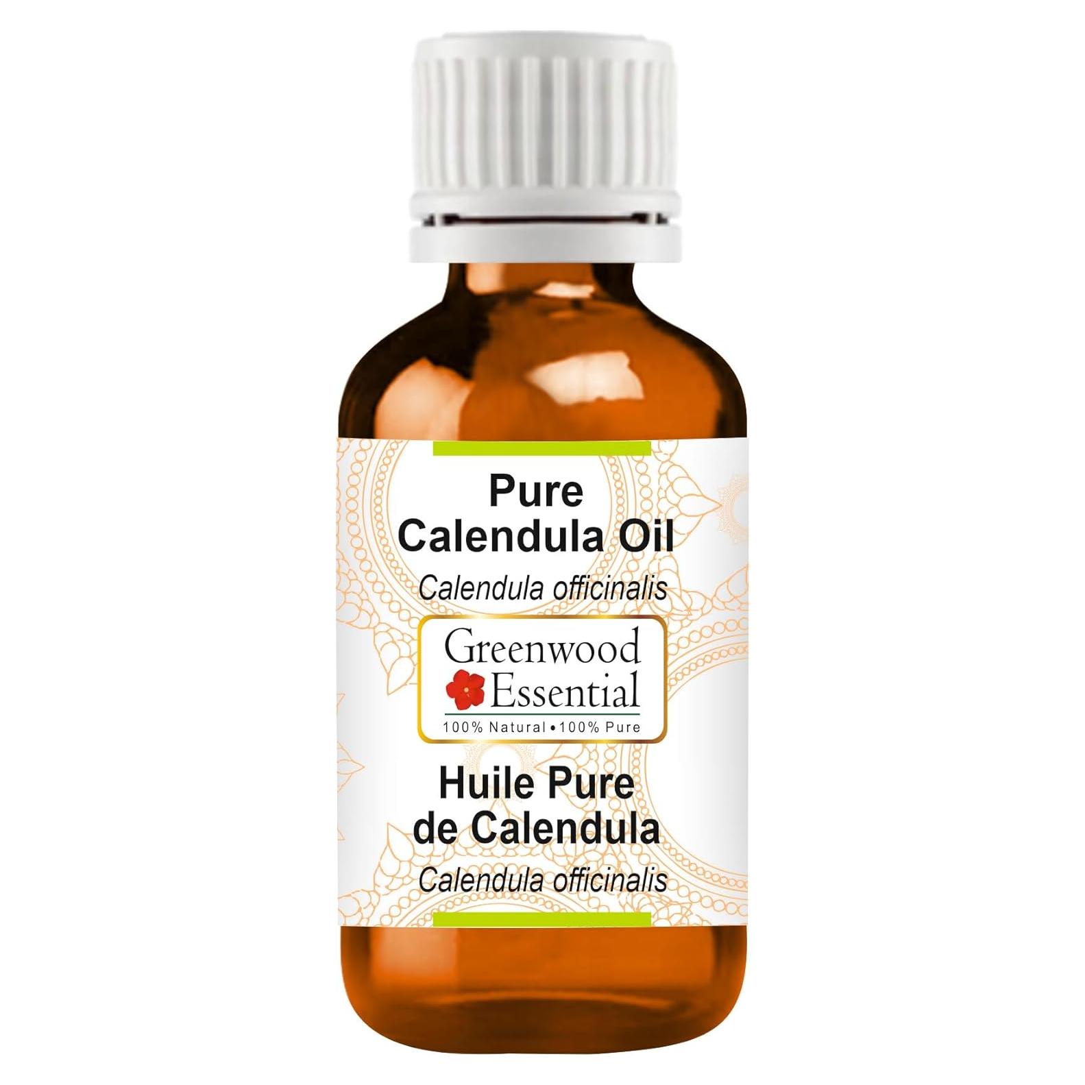 Aceite de Caléndula Puro Greenwood Essential 30ml Grado Terapéutico
