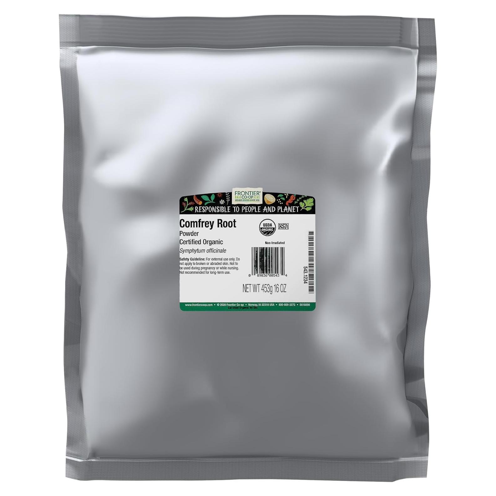 Polvo de Raíz de Consuelda Orgánica Frontier Co-op 453g