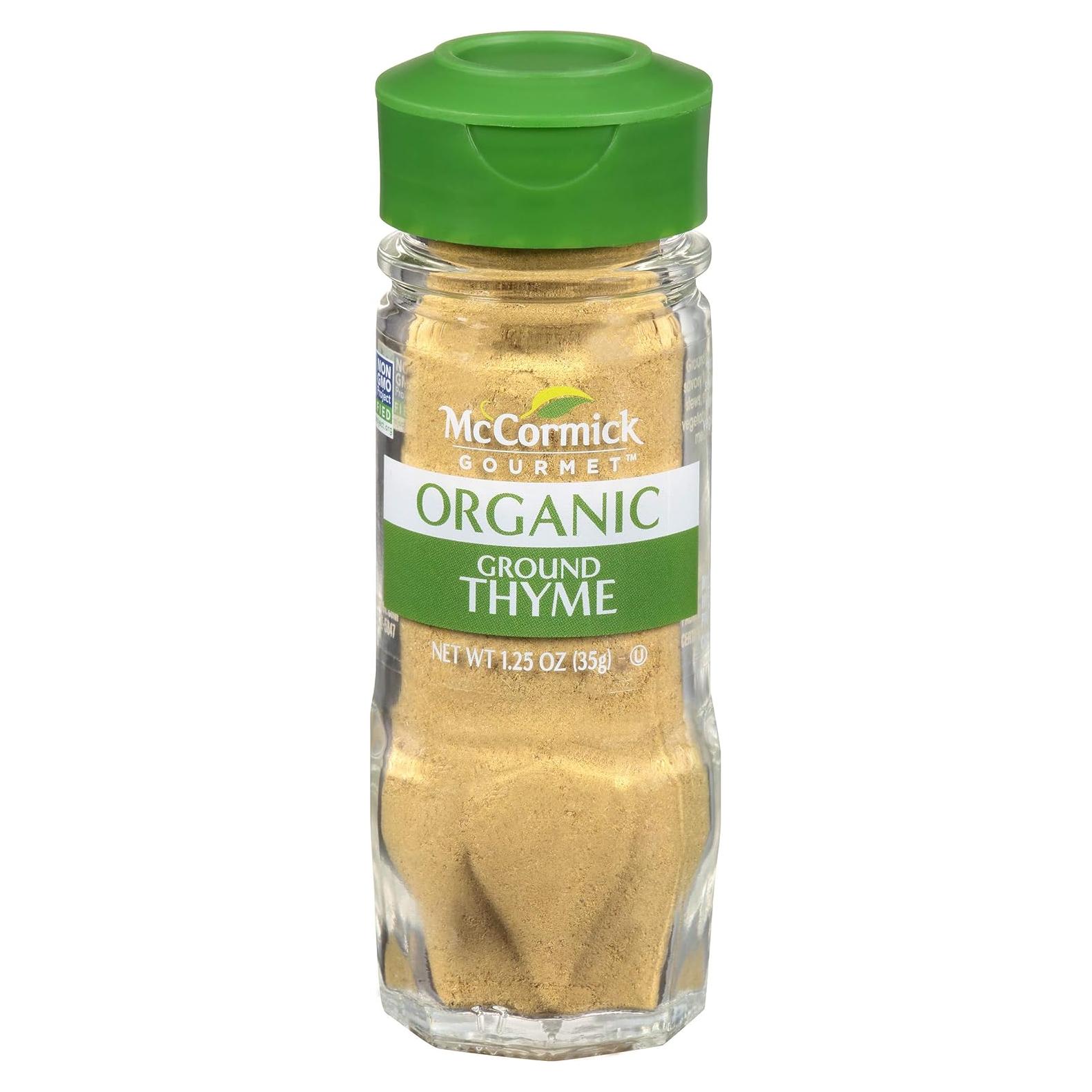 Tomillo Molido Orgánico McCormick Gourmet 35.4 g