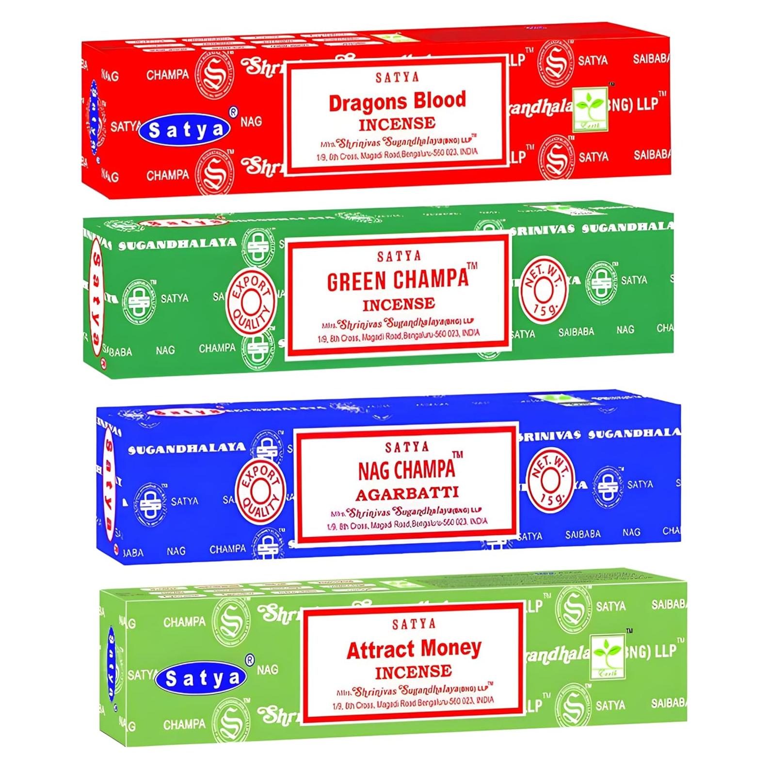 Varitas de Incienso Alaysom Salvia Blanca - Paquete de 4 Fragancias