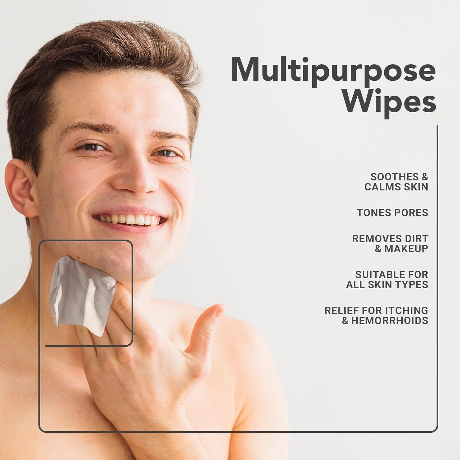 Toallitas Astringentes Hamamelis Quest 48 Unidades con Aloe Vera