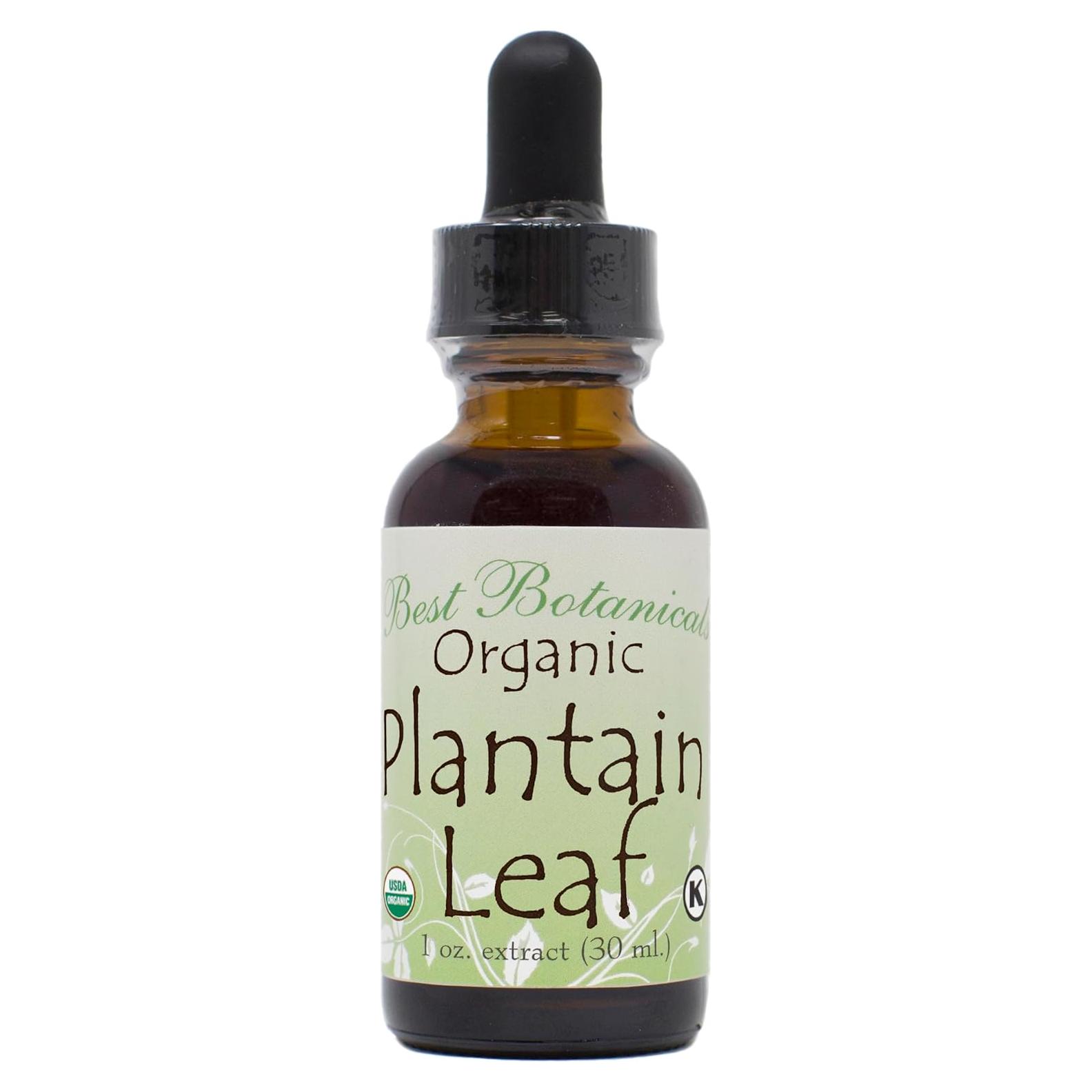 Extracto de Hoja de Plátano Orgánico 29.57 ml Mejores Botánicos