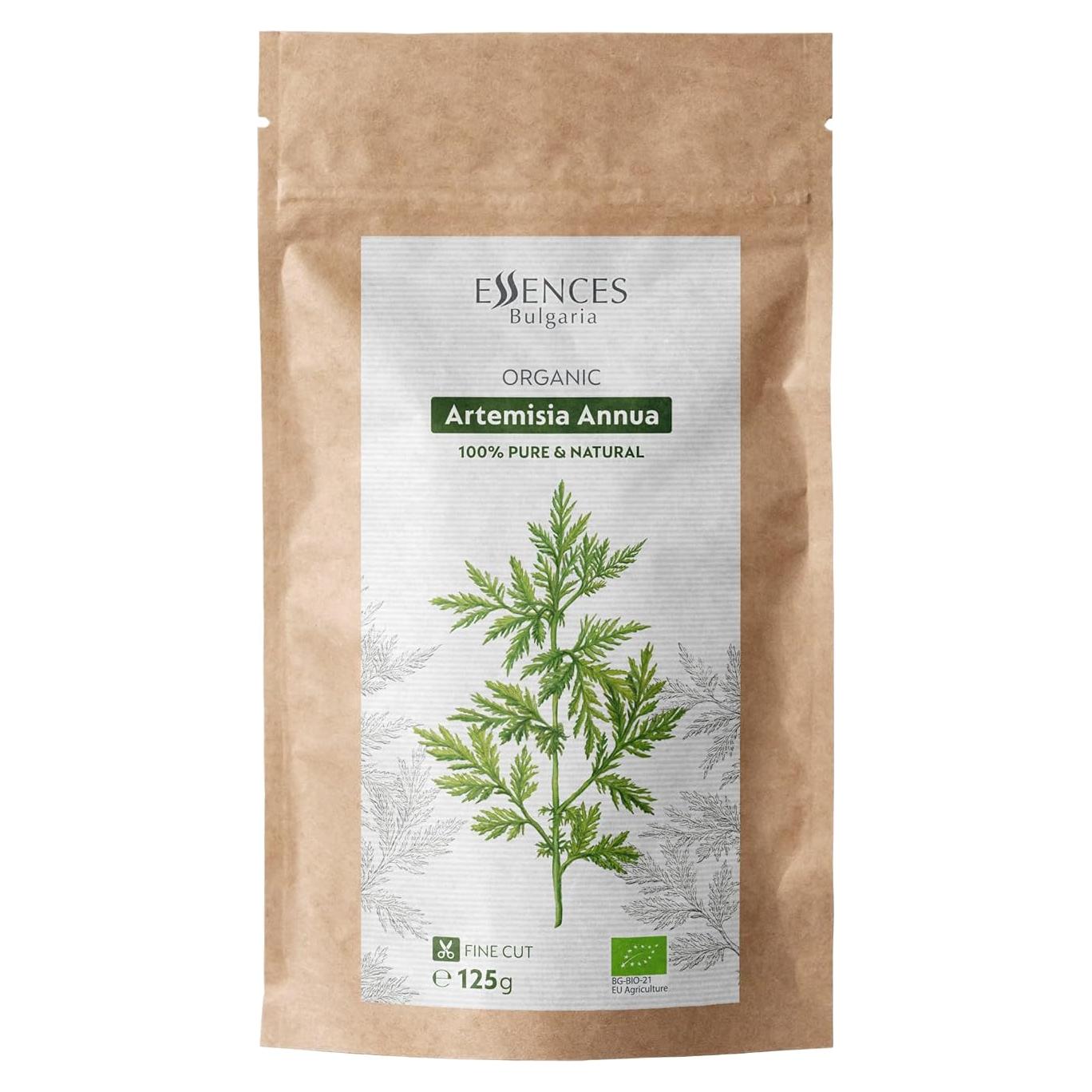 Esencias Bulgaria Artemisa Dulce Orgánica 125g - Hojas y Flores Sueltas