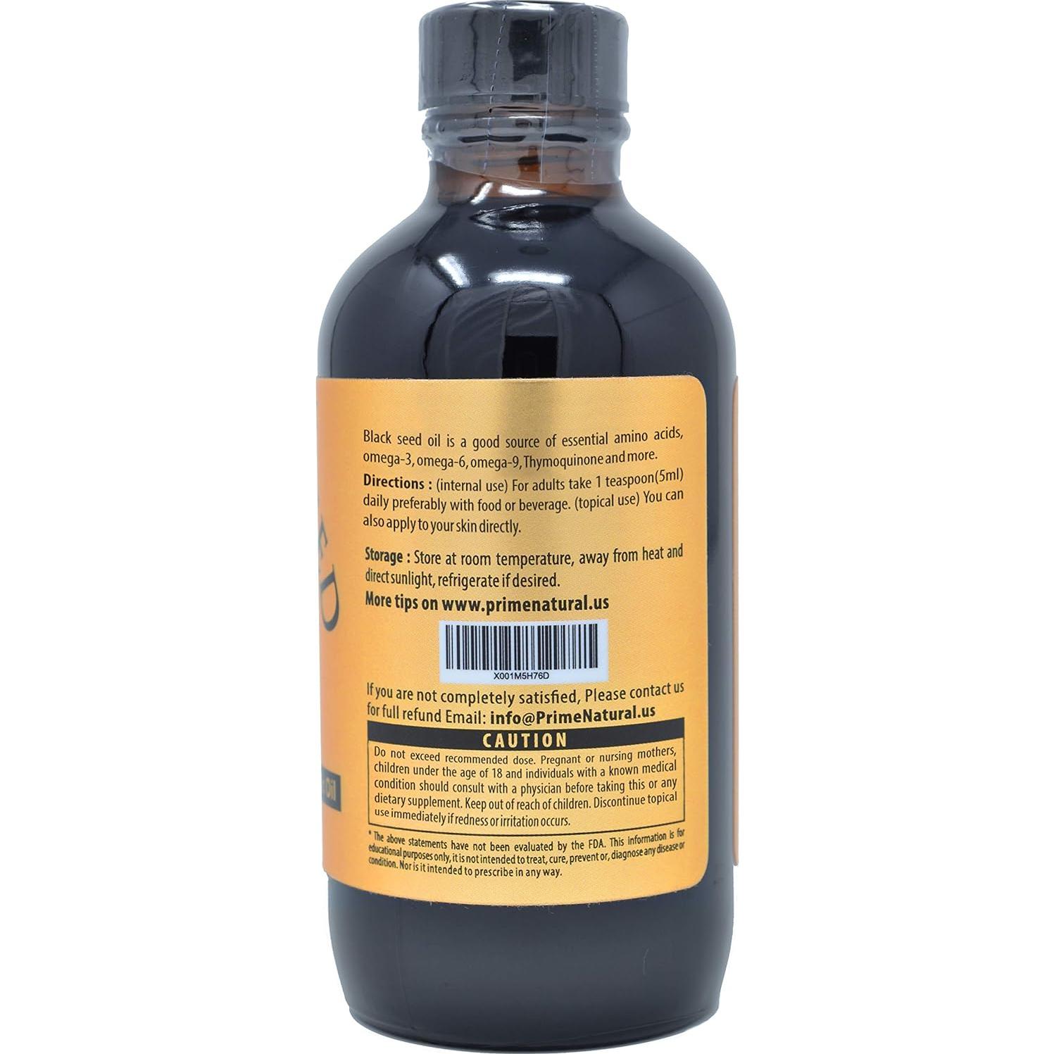 Aceite de Semilla Negra Orgánico Prime Natural 120ml - Alto Timoquinona