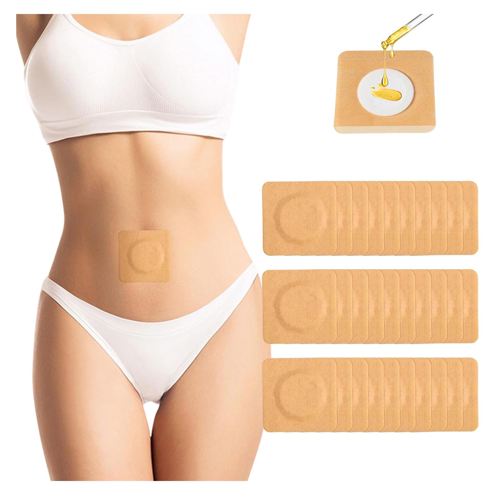 30 Parches de Aceite de Ricino Orgánico Pilviset - Autoadhesivos