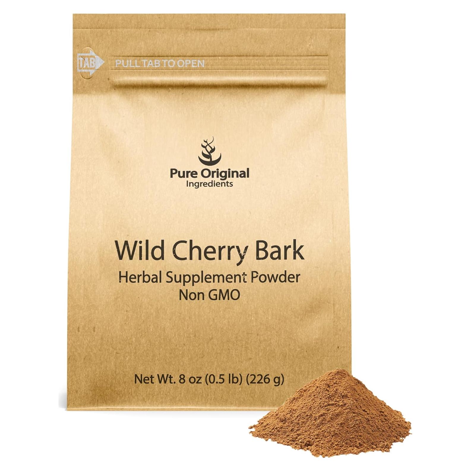 Corteza de Cereza Silvestre 226.8 g Ingredientes Originales Puros