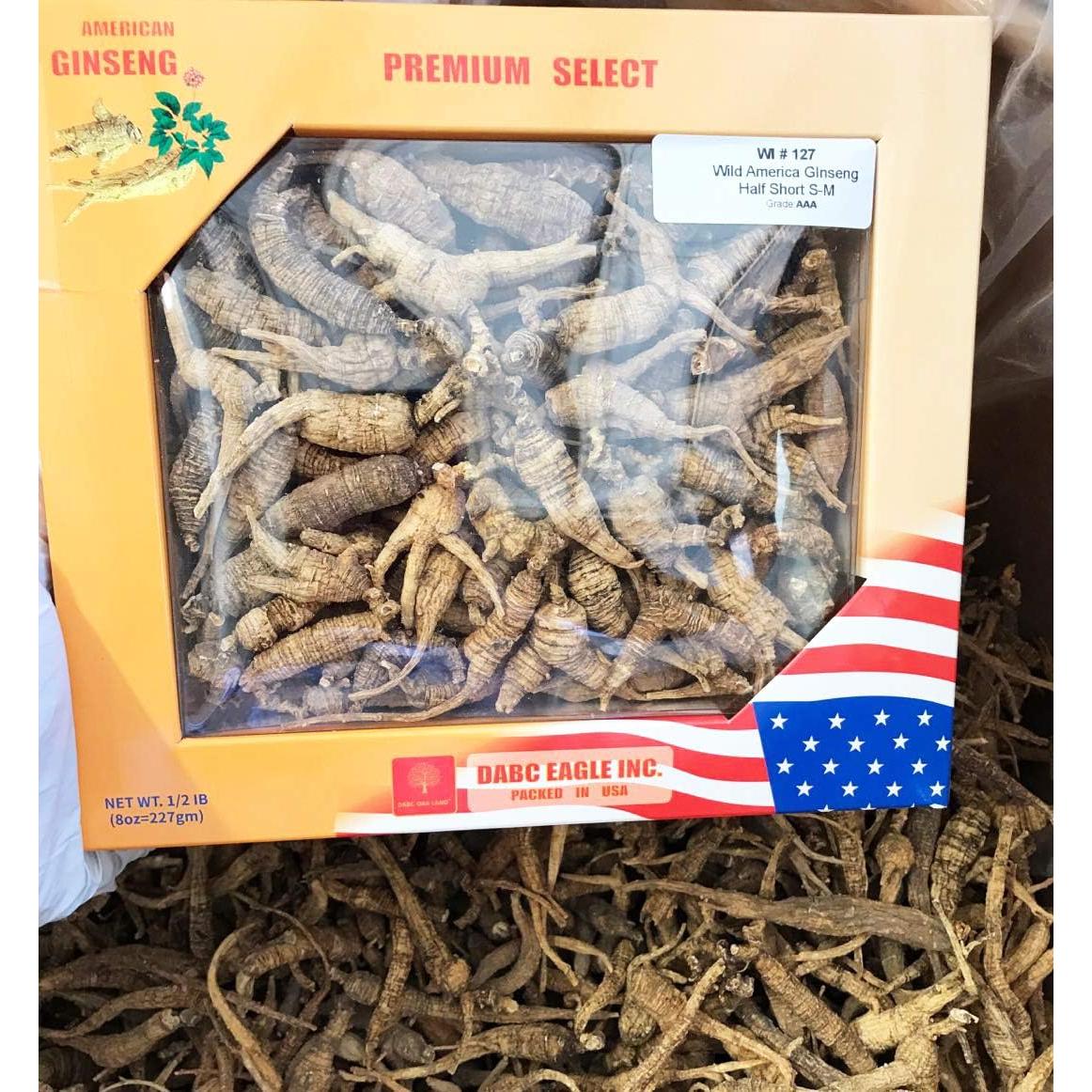 Raíz de Ginseng Americano 227g DABC EAGLE INC. Seleccionada