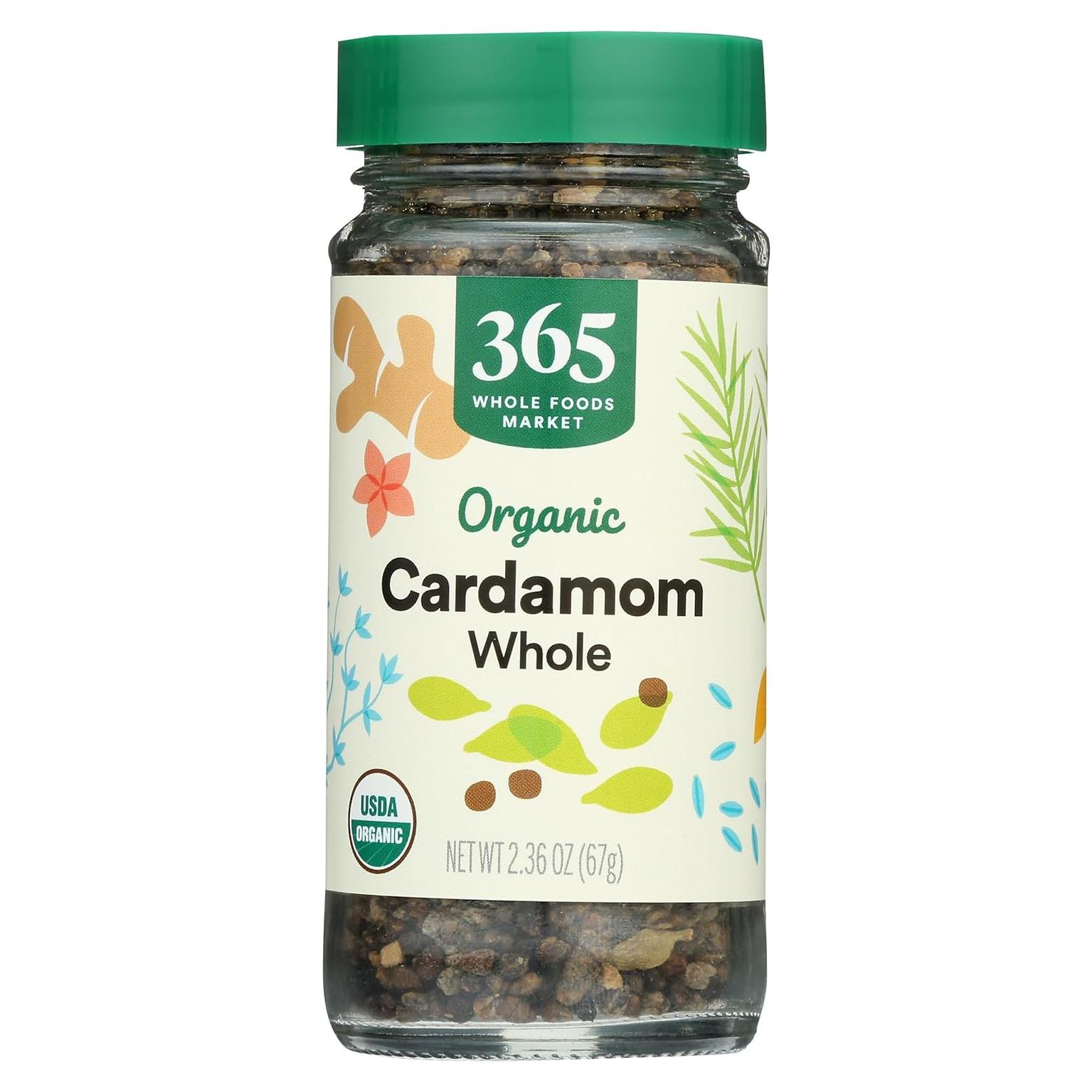 Cardamomo Orgánico Entero 365 por Whole Foods 67g