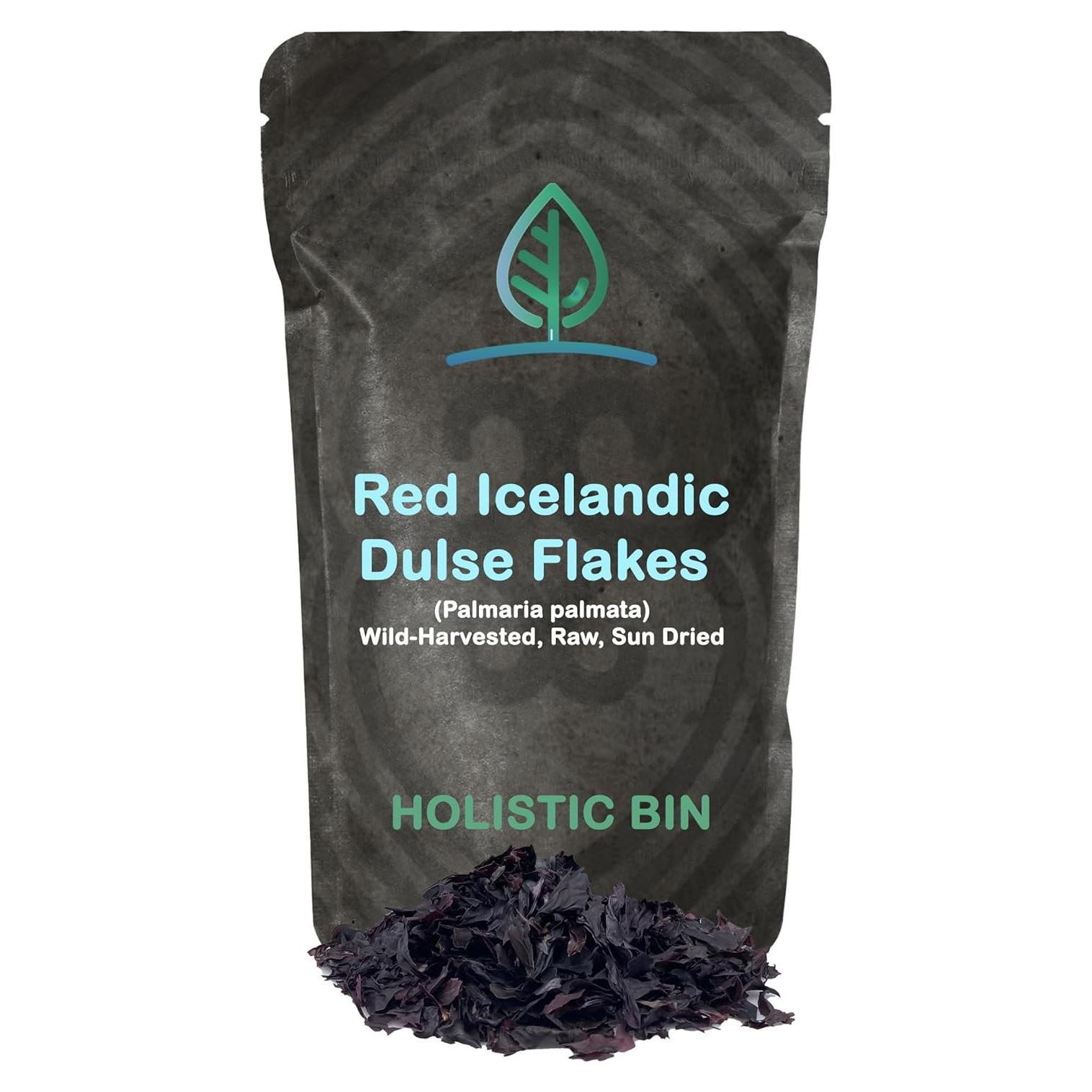Copos de Alga Dulse Orgánica Holistic Bin 50g - Sazonador Umami