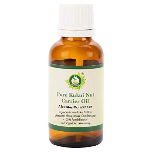 Aceite de Nuez Kukui R V Essential 100% Puro 50ml Prensado en Frío