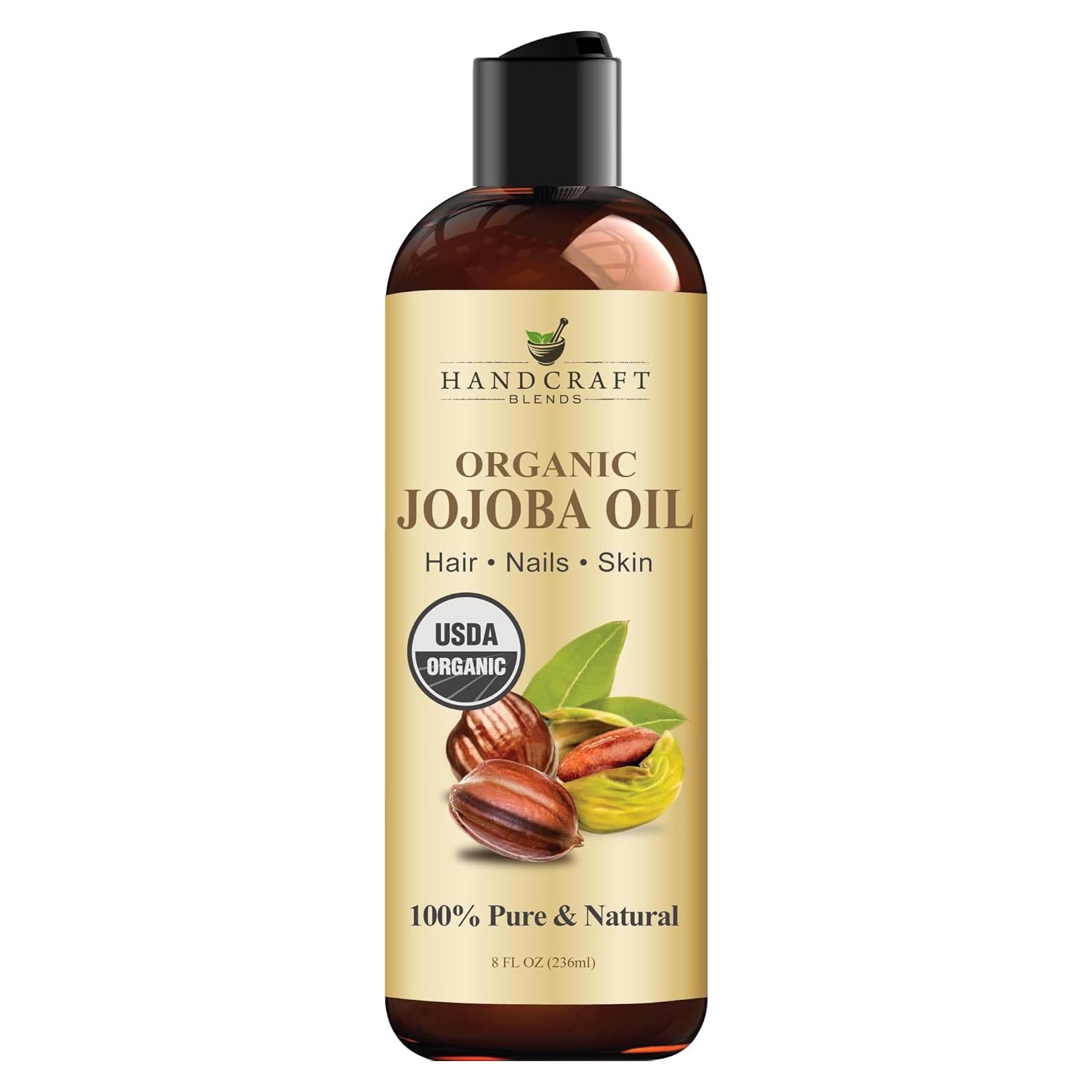 Aceite de Jojoba Orgánico USDA Handcraft Blends 236 ml - Puro y Natural