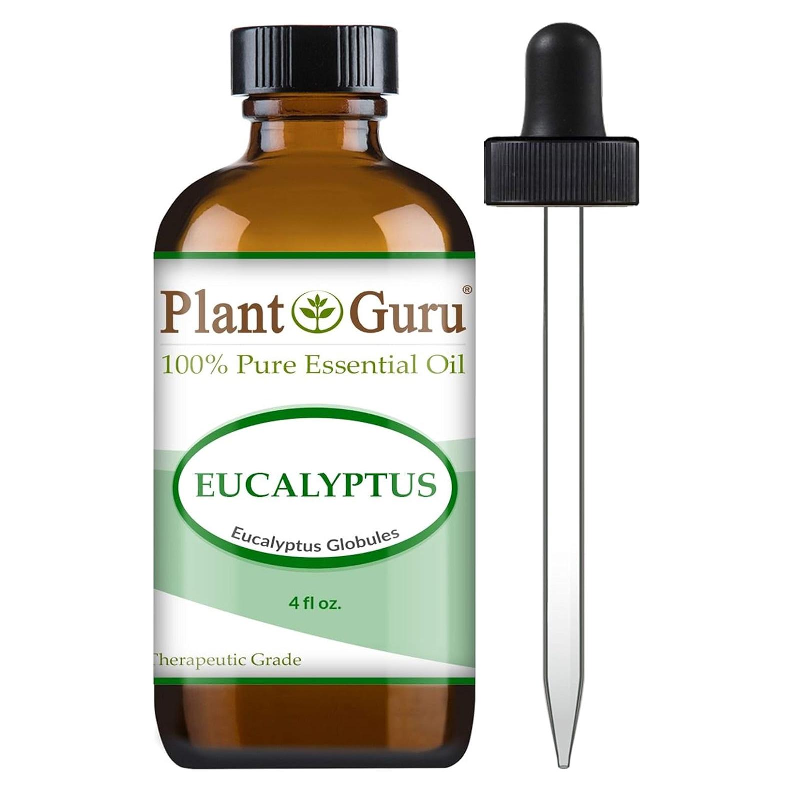 Aceite Esencial de Eucalipto 118 ml Plant Guru 100% Puro Terapéutico