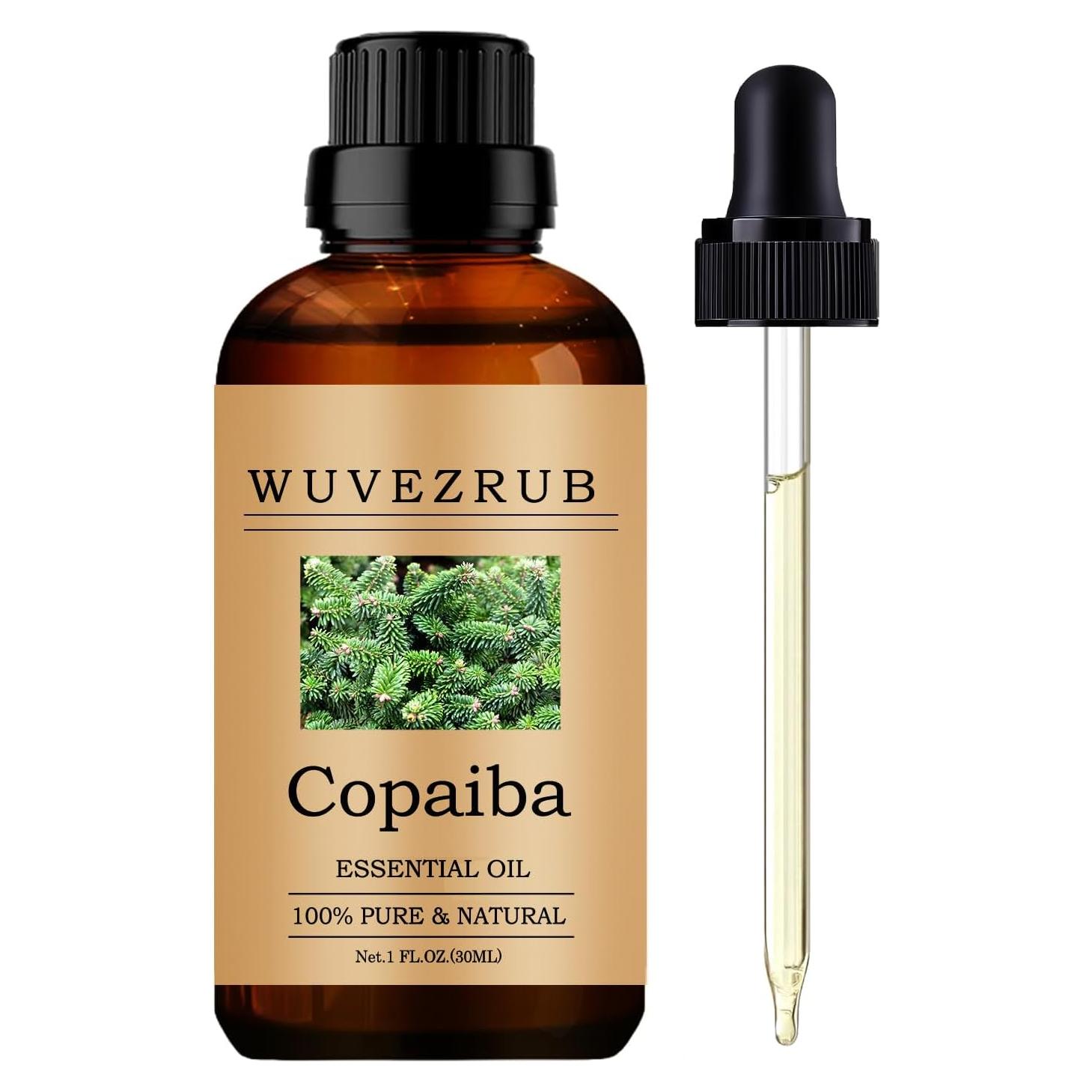 Aceite Esencial de Copaiba Orgánico 30ML Puro para Aromaterapia