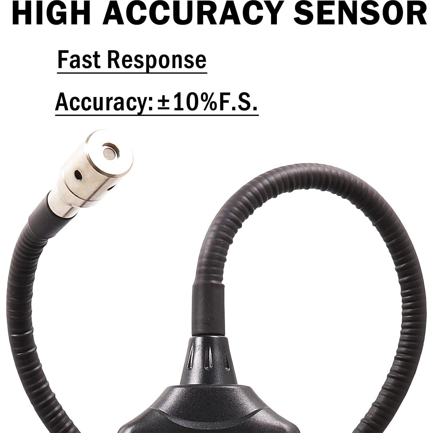 Detector de Fugas de Gas Portátil Intendvision HT601B 9999 PPM