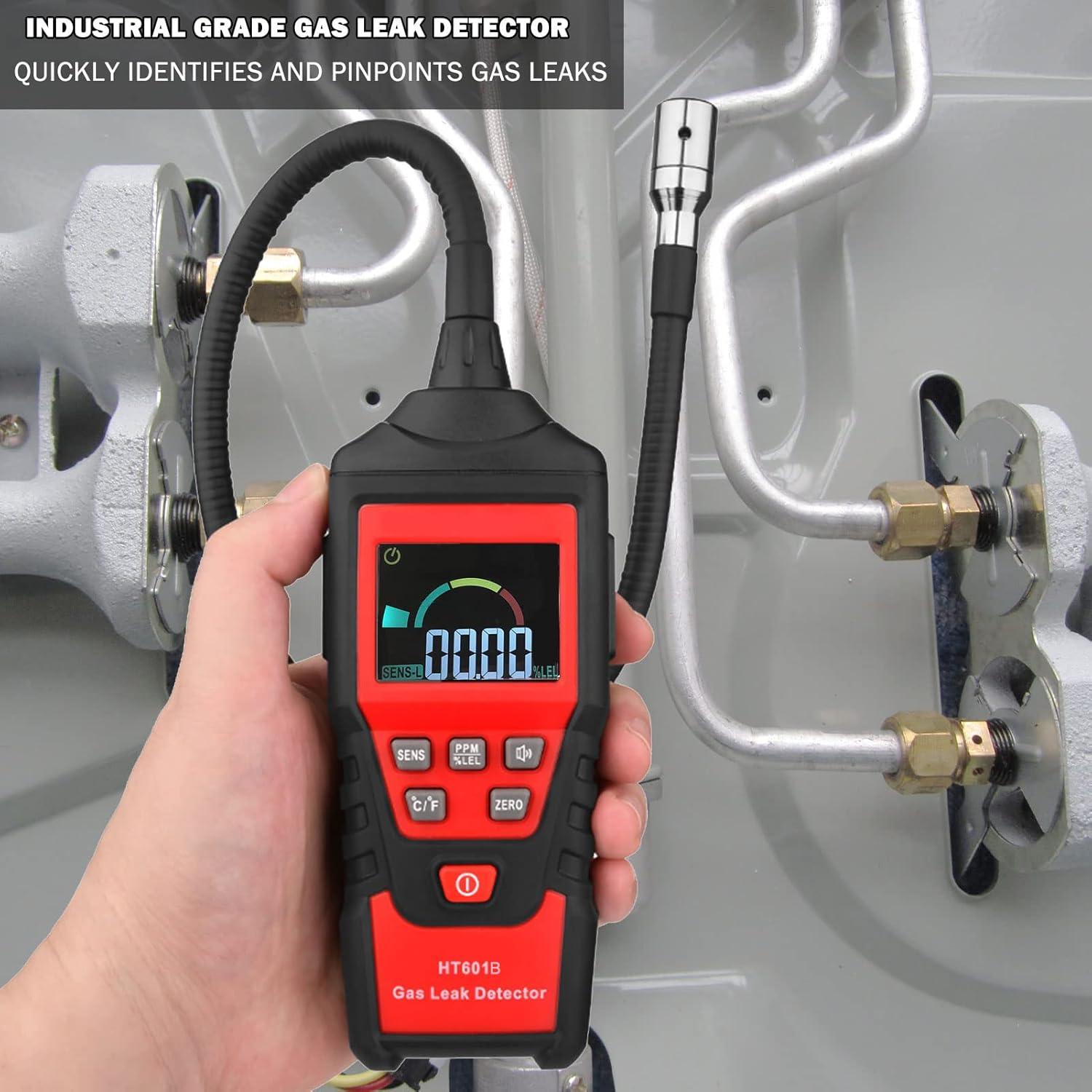 Detector de Fugas de Gas Portátil Intendvision HT601B 9999 PPM