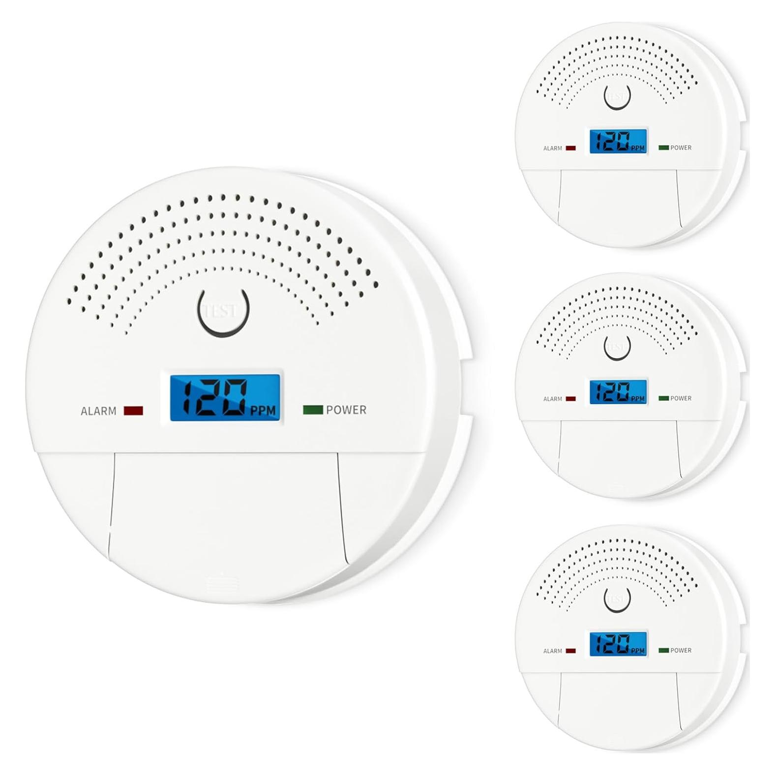 Detector de Humo y Monóxido de Carbono Dufuls CDR-803 2-en-1