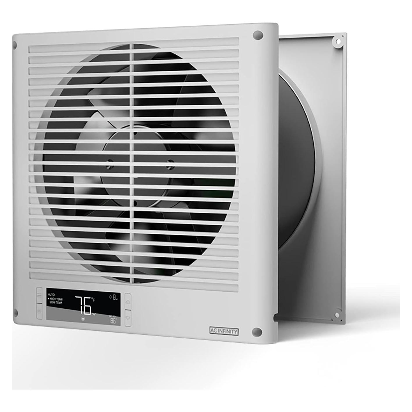 Ventilador de Pared AC Infinity 20.3 cm 10 Velocidades Silencioso
