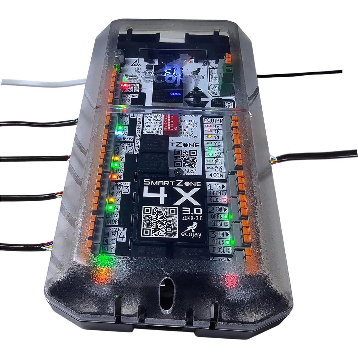 Controlador de Zonificación Ecojay SmartZone 4 Zonas 24V