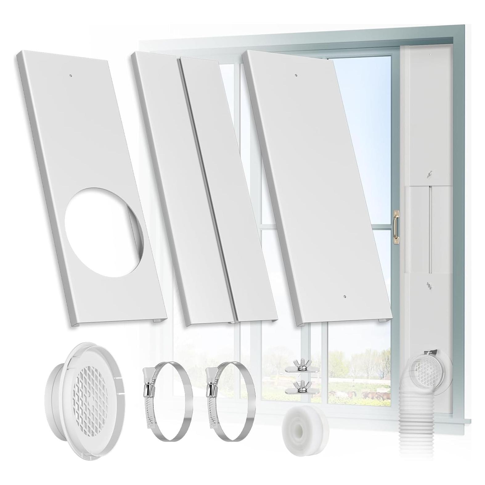 Kit de Ventilación de Ventana HOXHA para Secadora 4"