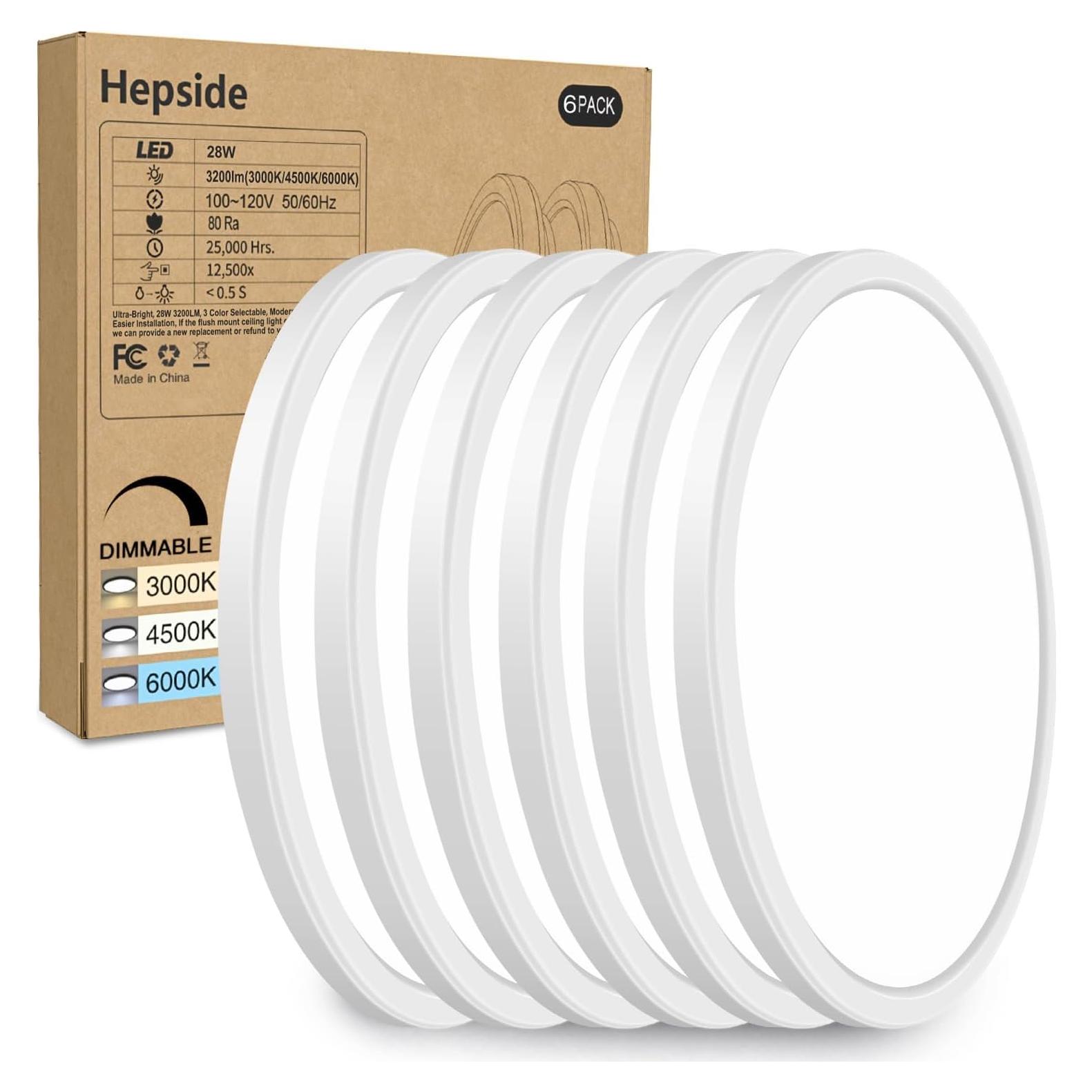 Lámpara de Techo LED Hepside 30cm 28W Regulable 3 Colores