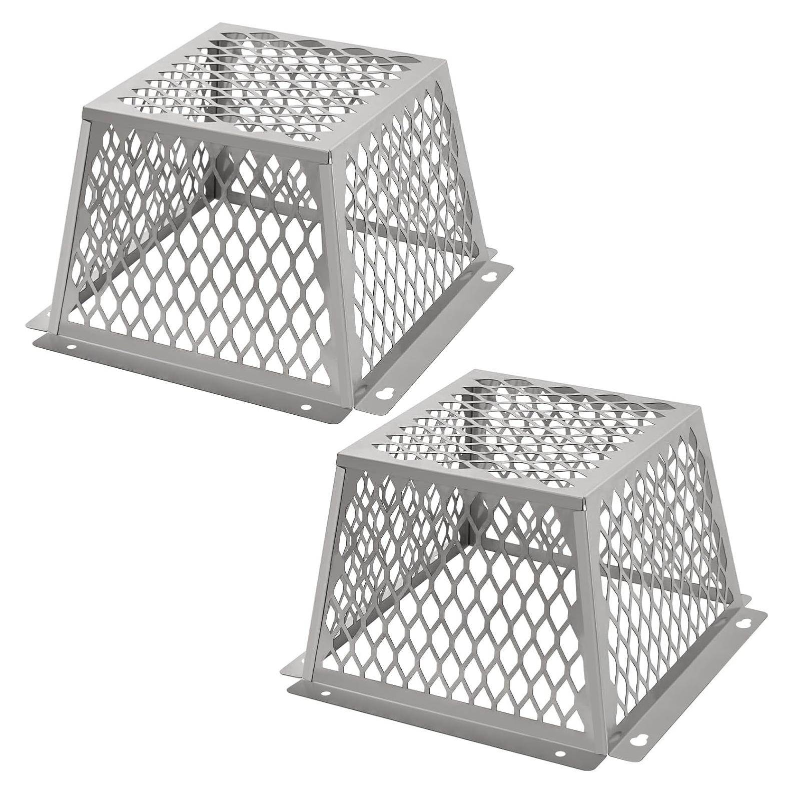 Protector de Ventilación Acero Inoxidable 2PCS 6" Secadora