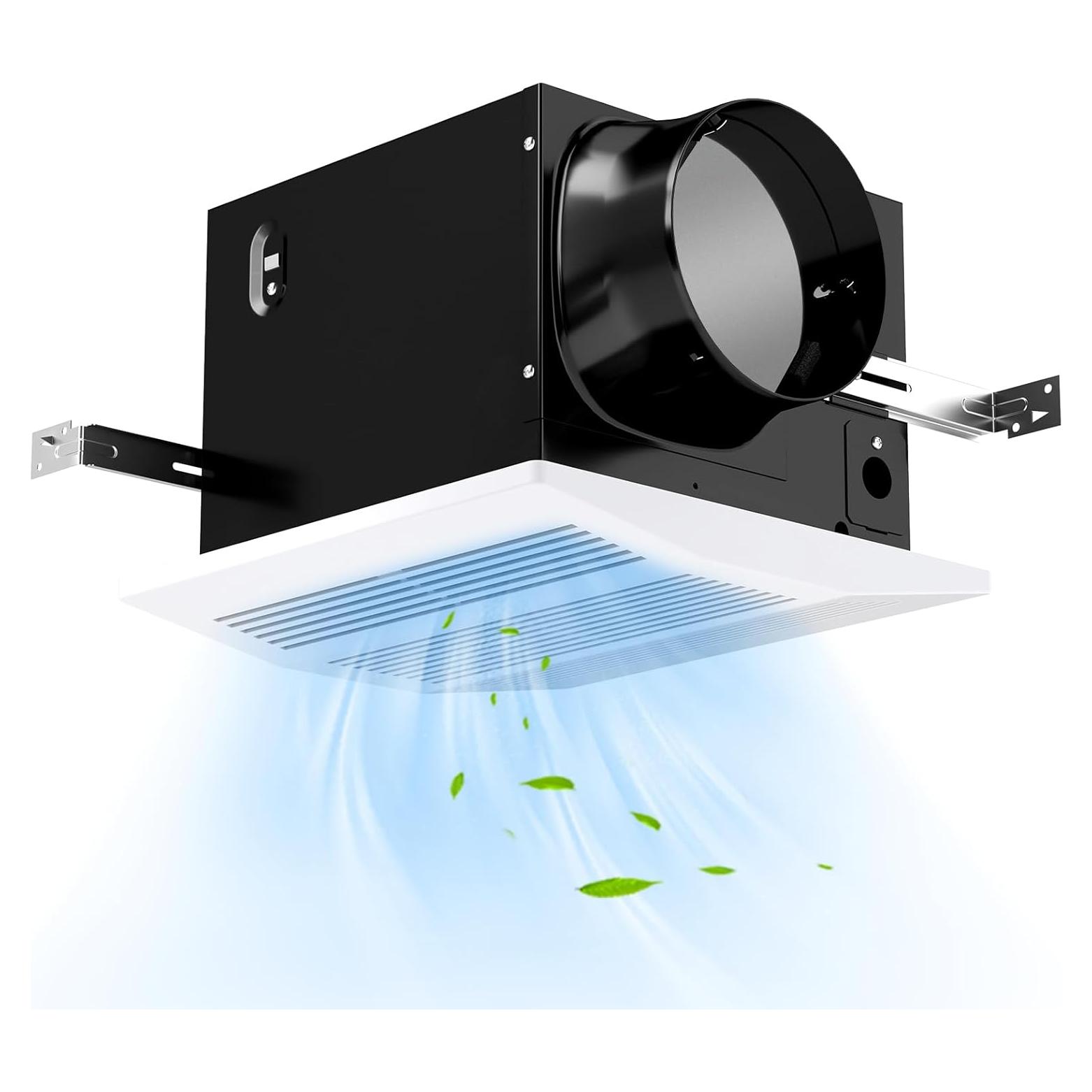 Ventilador Extractor de Baño COSTWAY 200 CFM Silencioso