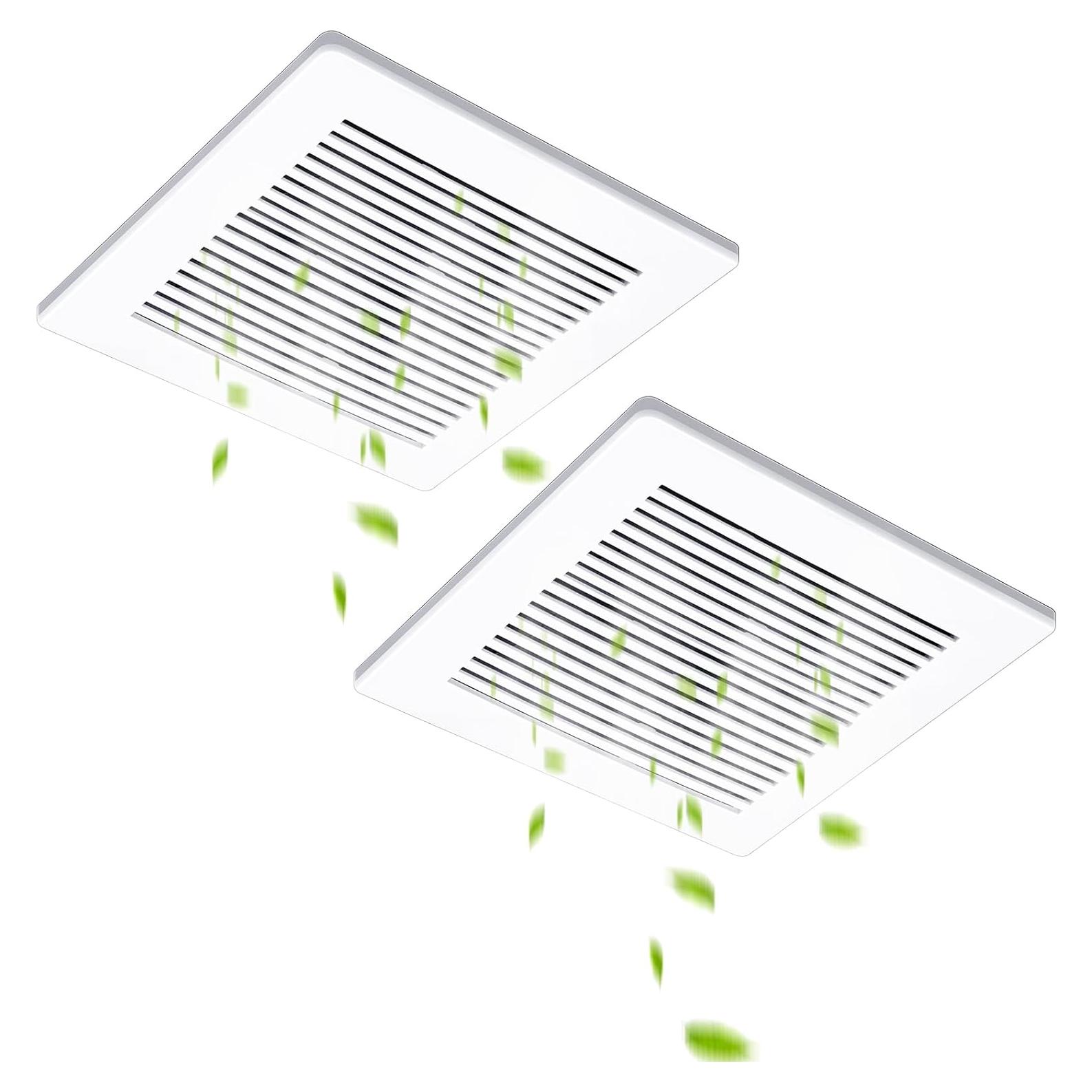 Cubierta de Ventilador de Extractor Baño Baquler 28x28cm - 2 Pcs