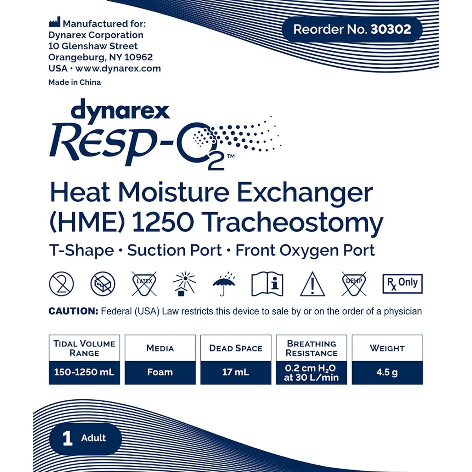 Intercambiador de Calor y Humedad Dynarex 30302-3, Paquete de 50