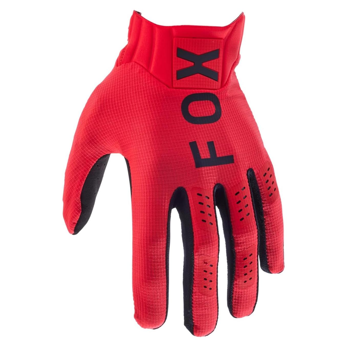 Guante de Motocross Fox Racing Flexair Rojo Fluorescente XXL