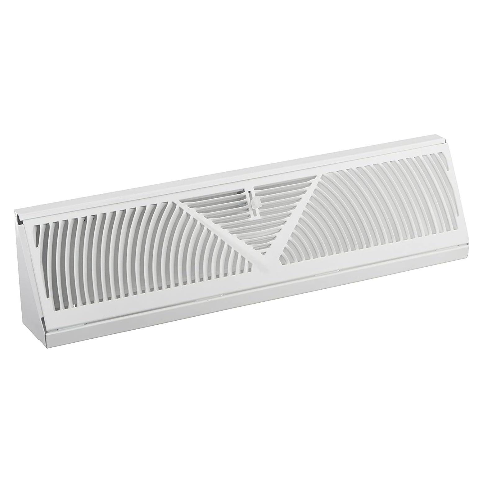 Registro de Baseboard Rocky Mountain Goods 45.72 cm - Acero Blanco