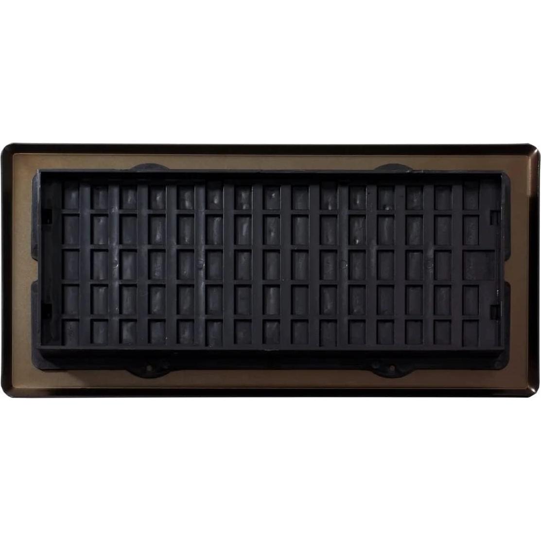 Rejilla de Piso Decor Grates SPH410-RB 10.16x25.4 cm Bronce