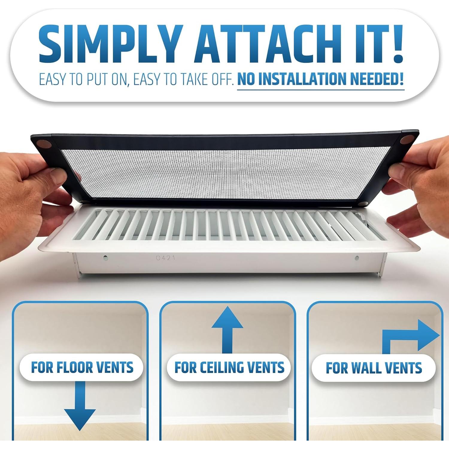 Cubiertas de Malla Magnética HMmagnets 5x13 cm - Paquete de 3