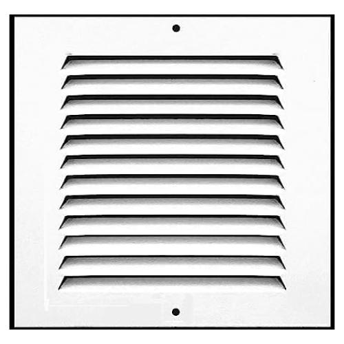 Rejilla de Aire de Retorno HVAC Premium 10x10 cm Blanca