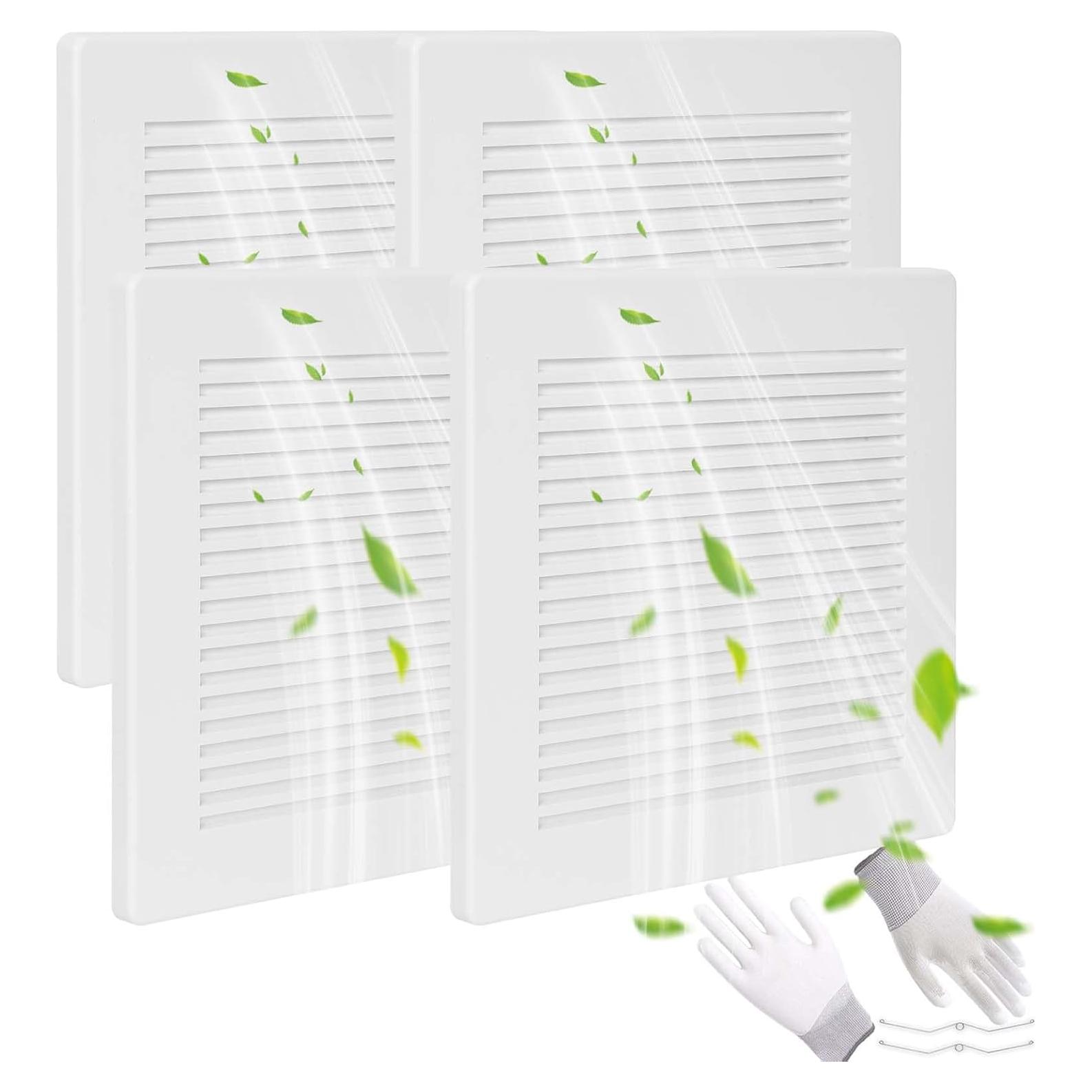 Cubierta de Ventilador de Extractor PTLEVYN 30.48x30.48cm Blanco