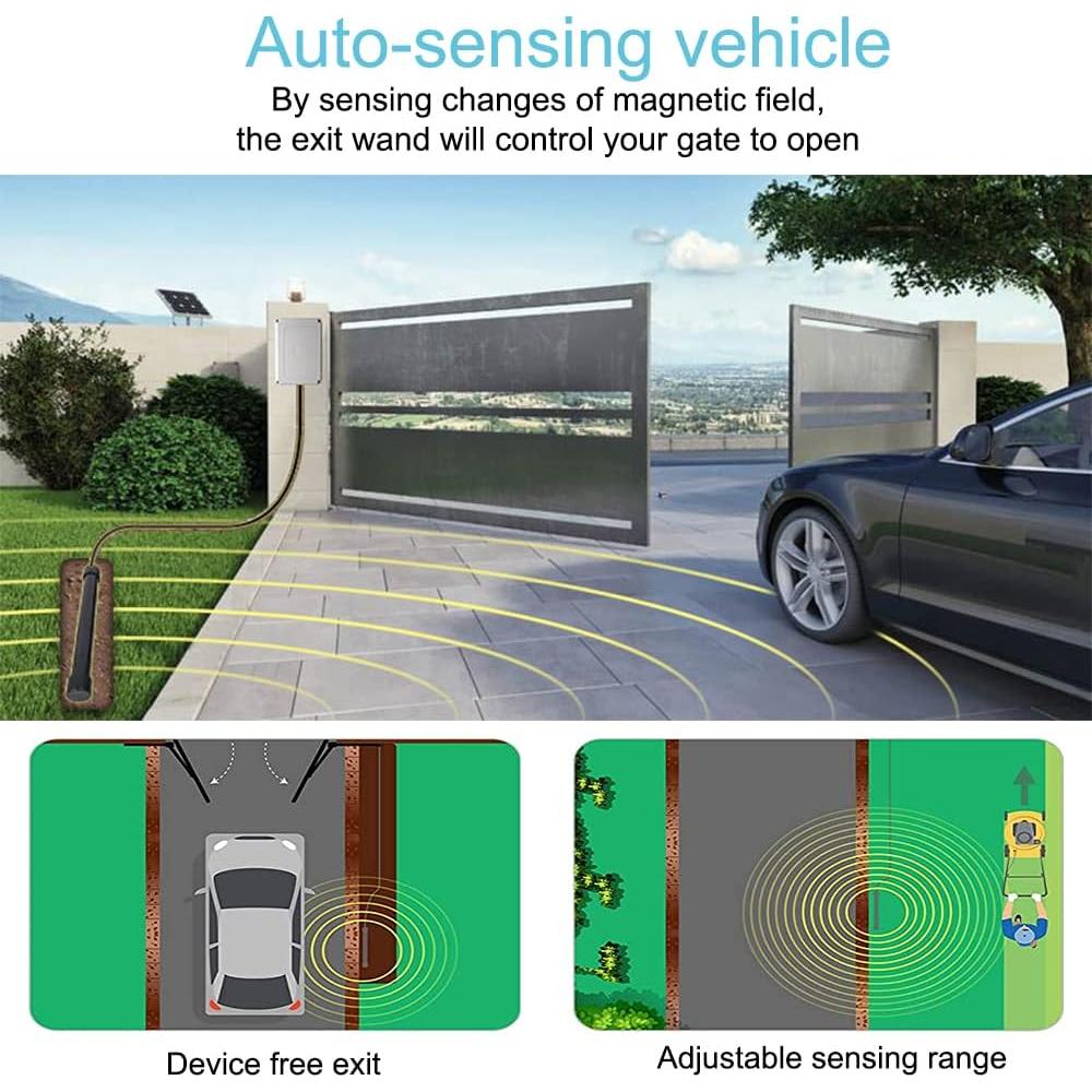 Abridor de Puerta Automático GIANT con Sensor de Vehículos