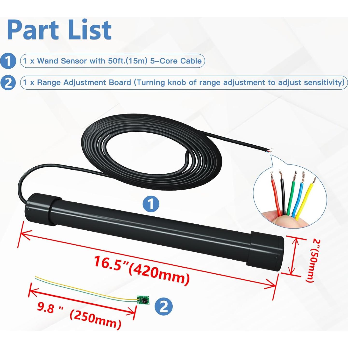 Abridor de Puerta Automático GIANT con Sensor de Vehículos