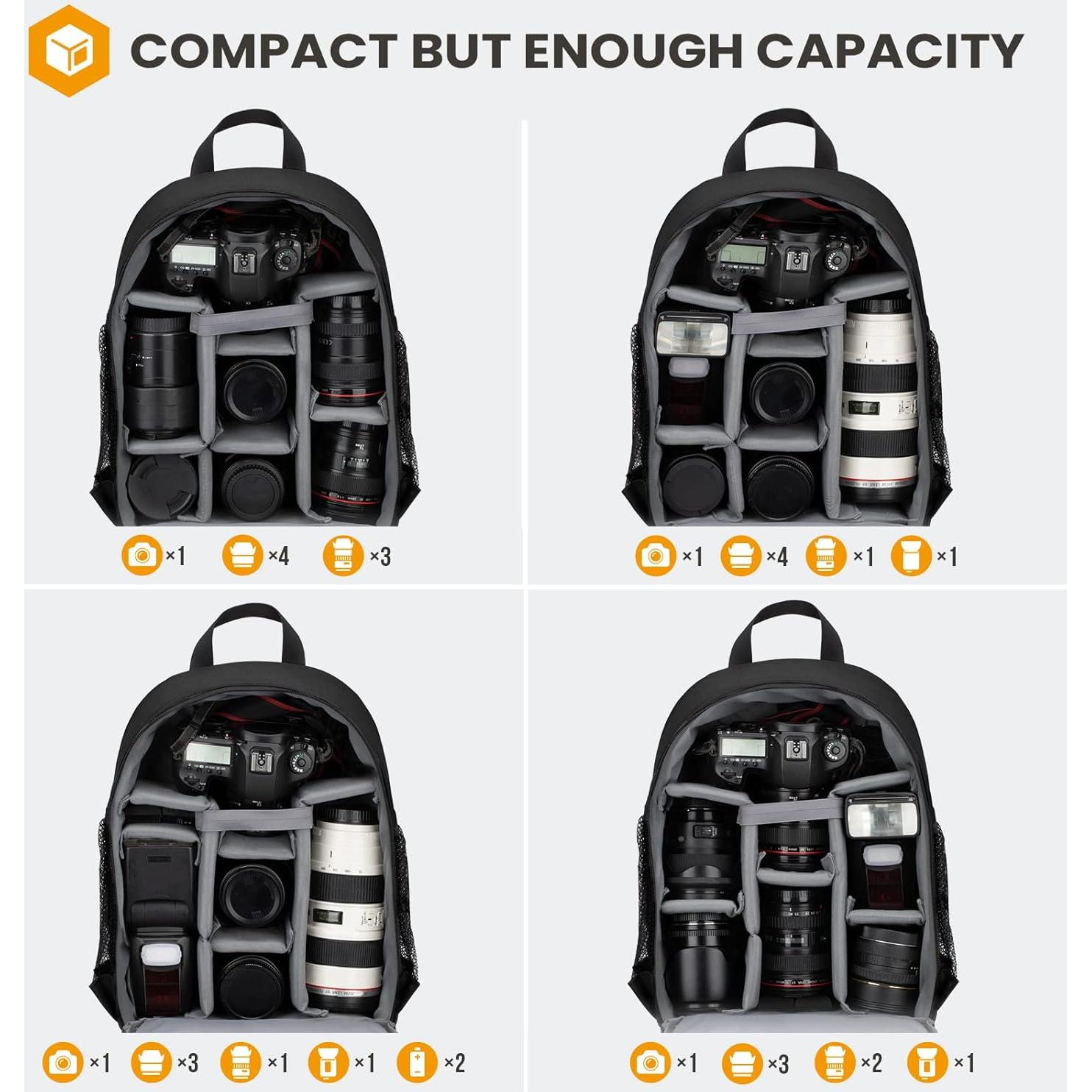 Mochila para Cámara TARION TB-S Profesional con Compartimento Laptop 13"