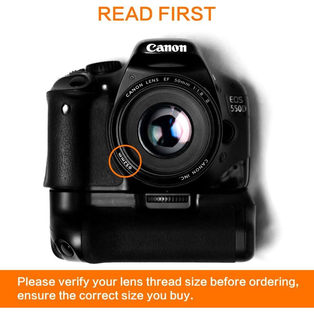 Paquete de 3 tapas de lente 58mm X-SweetDream con paño y bolígrafo