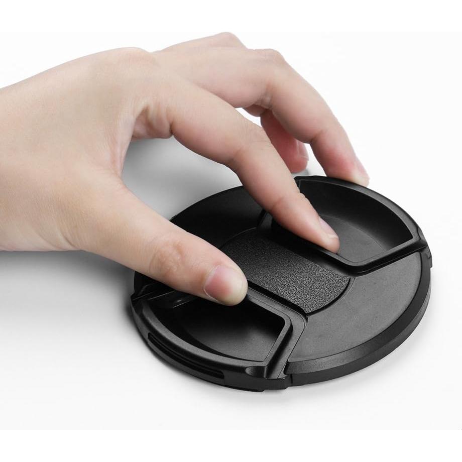 Paquete de 3 tapas de lente 58mm X-SweetDream con paño y bolígrafo