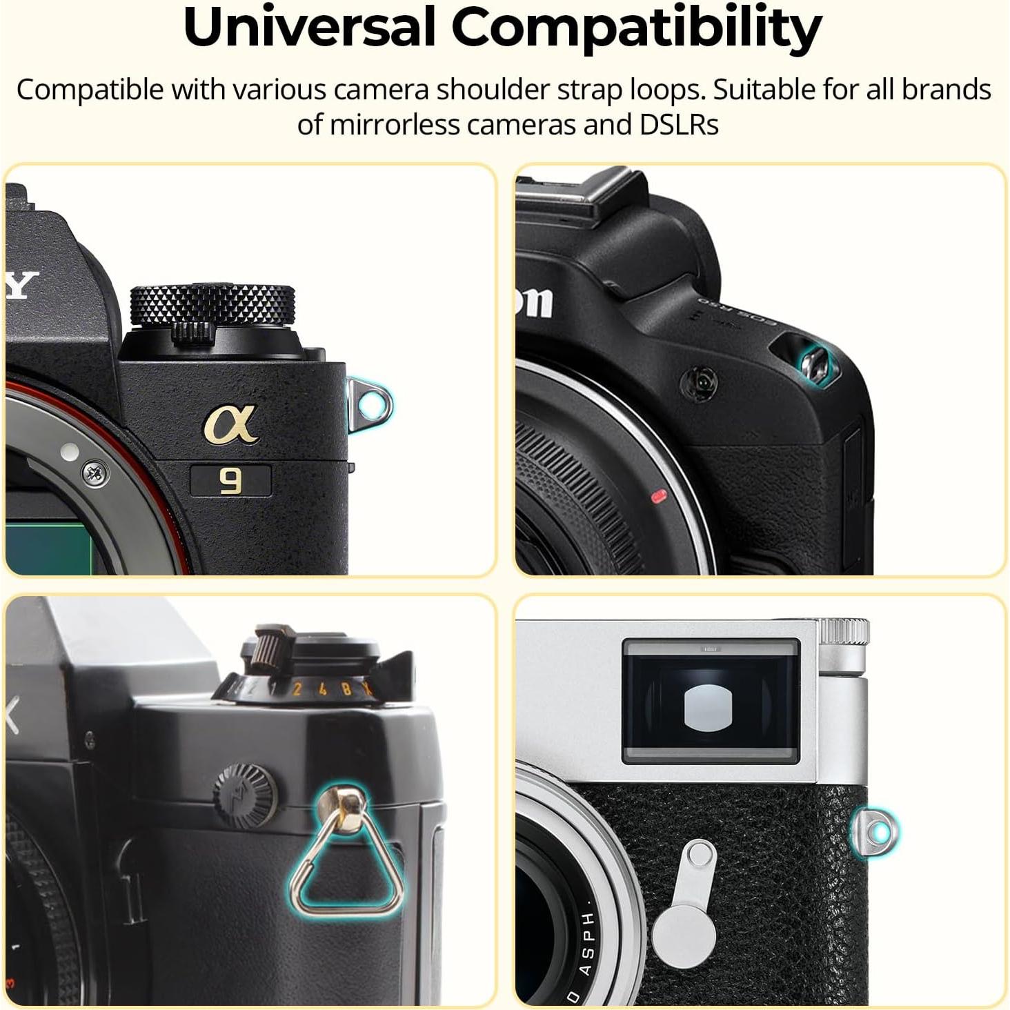 Correa de Hombro Trenzada SmallRig para Cámara Negra 110cm