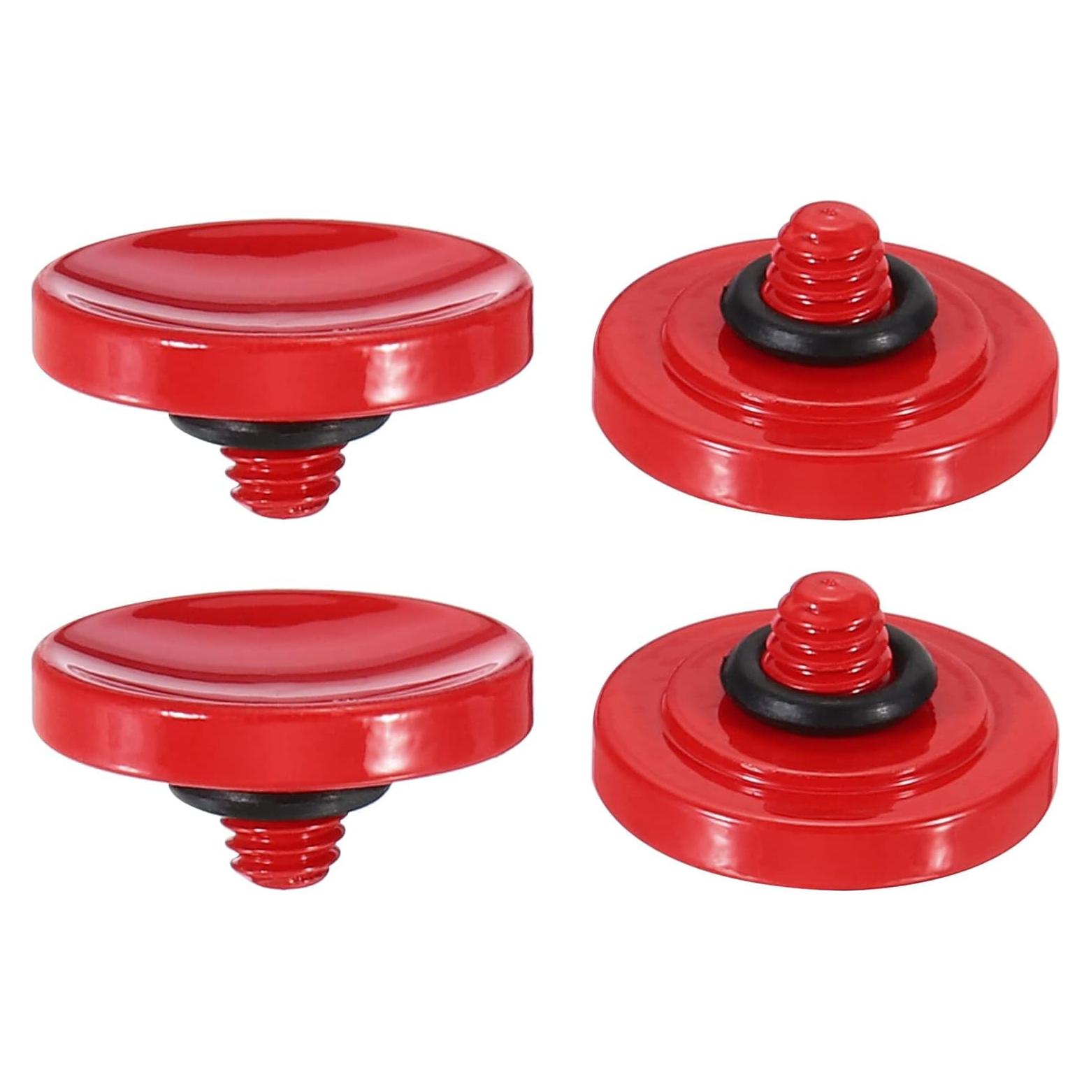 Botón de Disparo PATIKIL para Cámaras DSLR Rojo - Paquete de 4