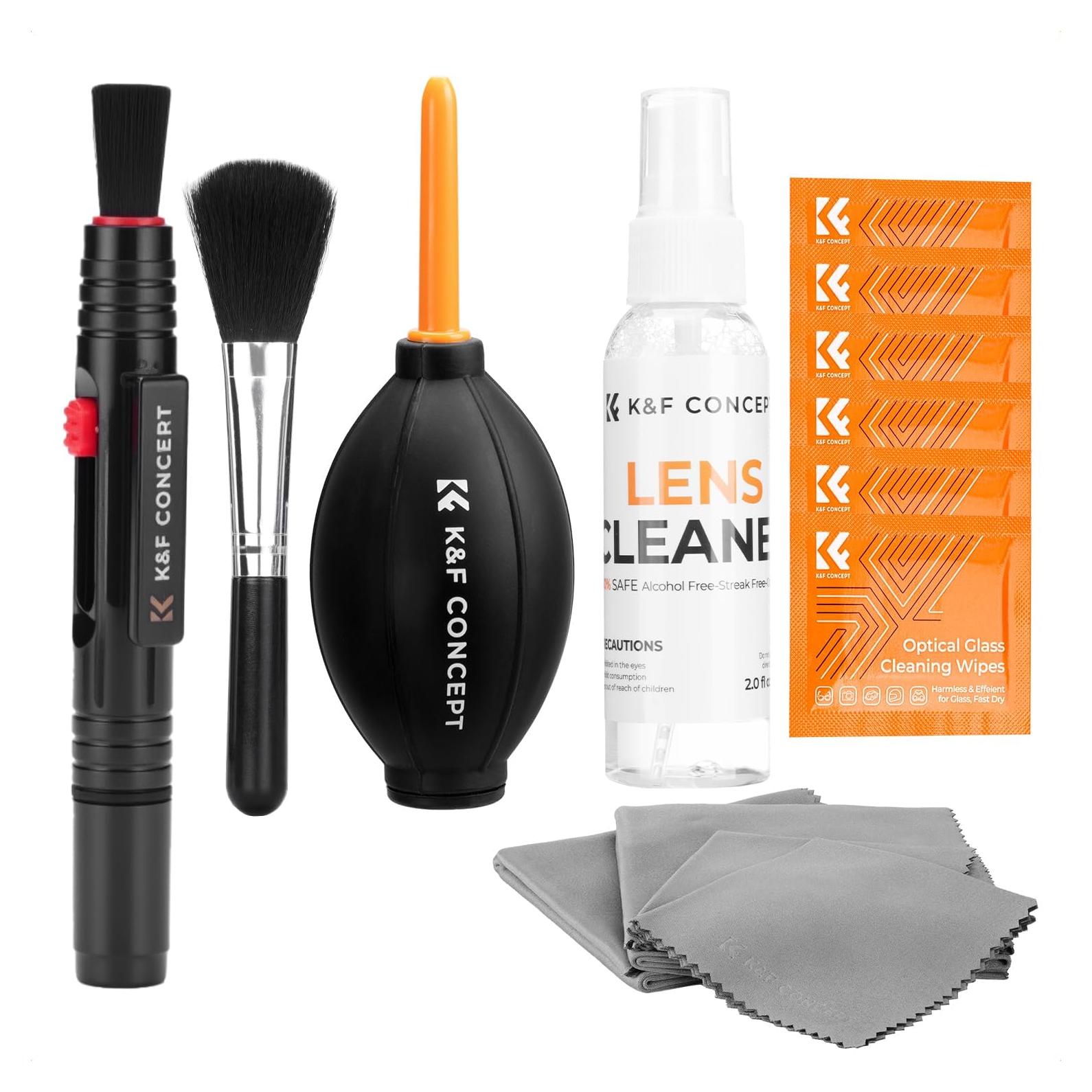 Kit de Limpieza Profesional K&F Concept para Cámaras DSLR y Electrónica