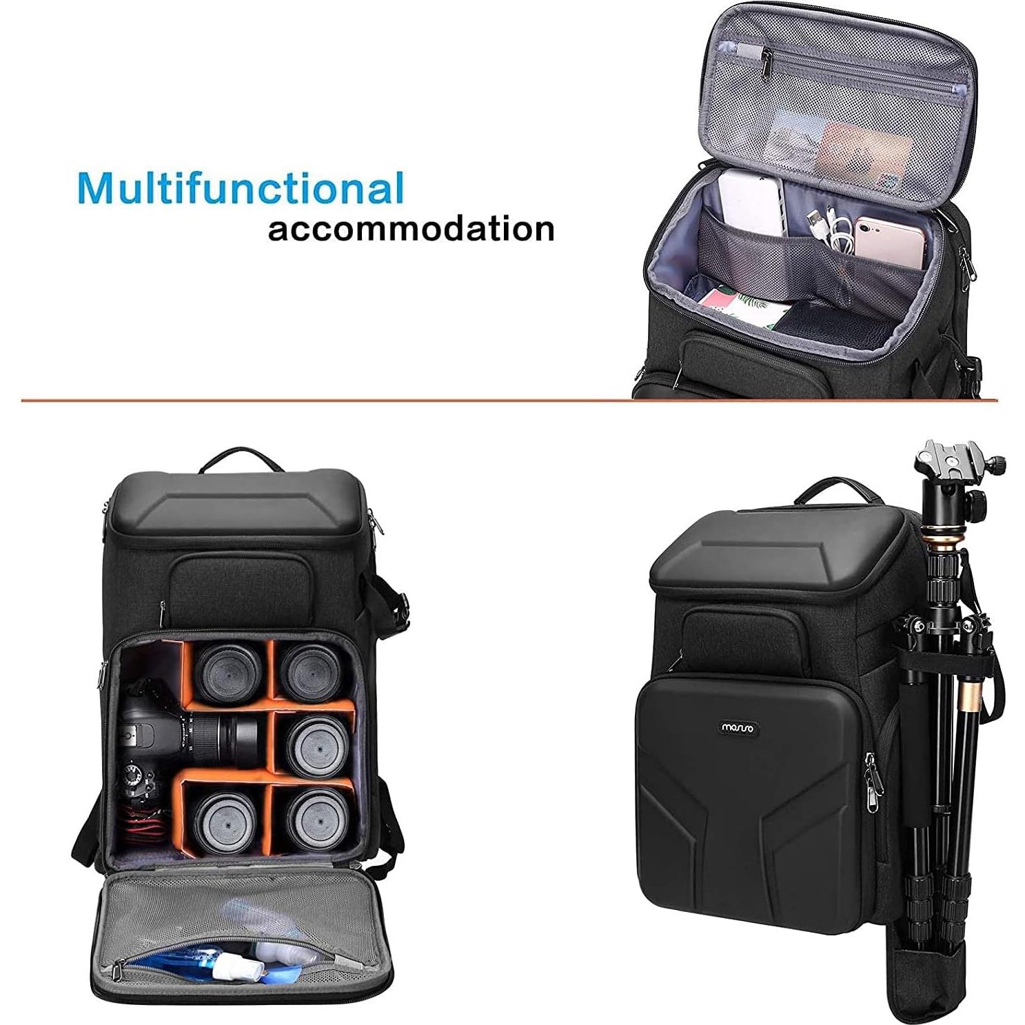 Mochila para Cámara MOSISO 17.3" Impermeable con Compartimentos