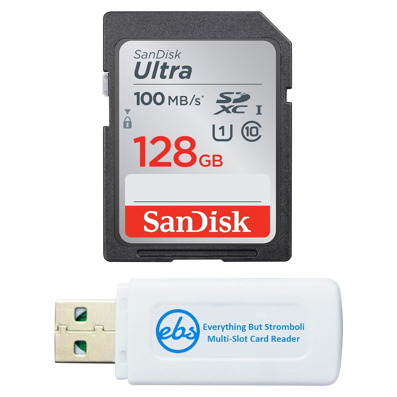 Tarjeta SD SanDisk Ultra 128GB UHS-I para Cámaras Olympus