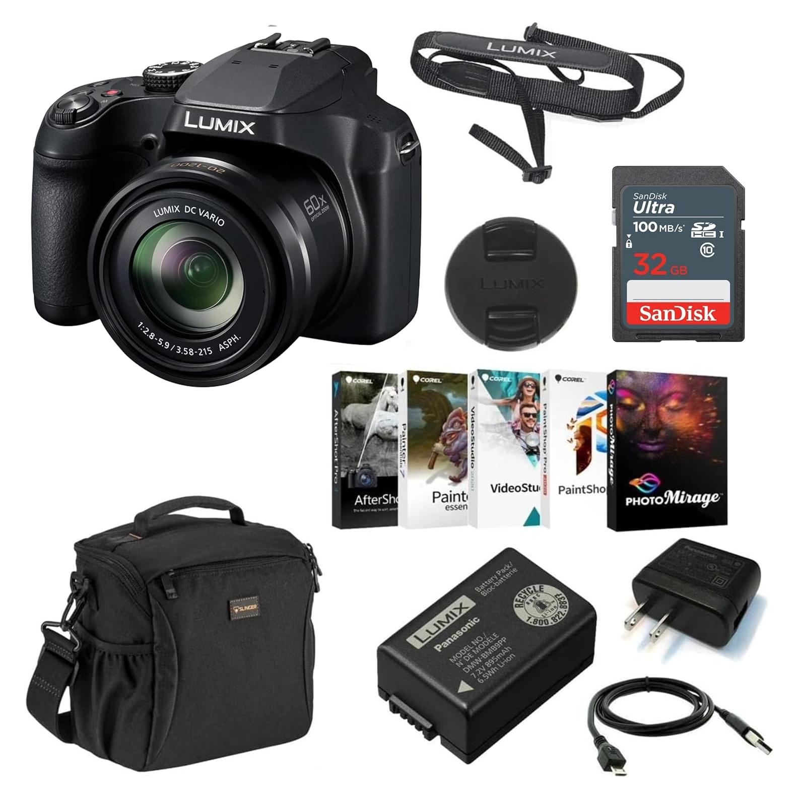 Cámara Digital Panasonic LUMIX FZ80D 18.1MP Zoom 60x 4K