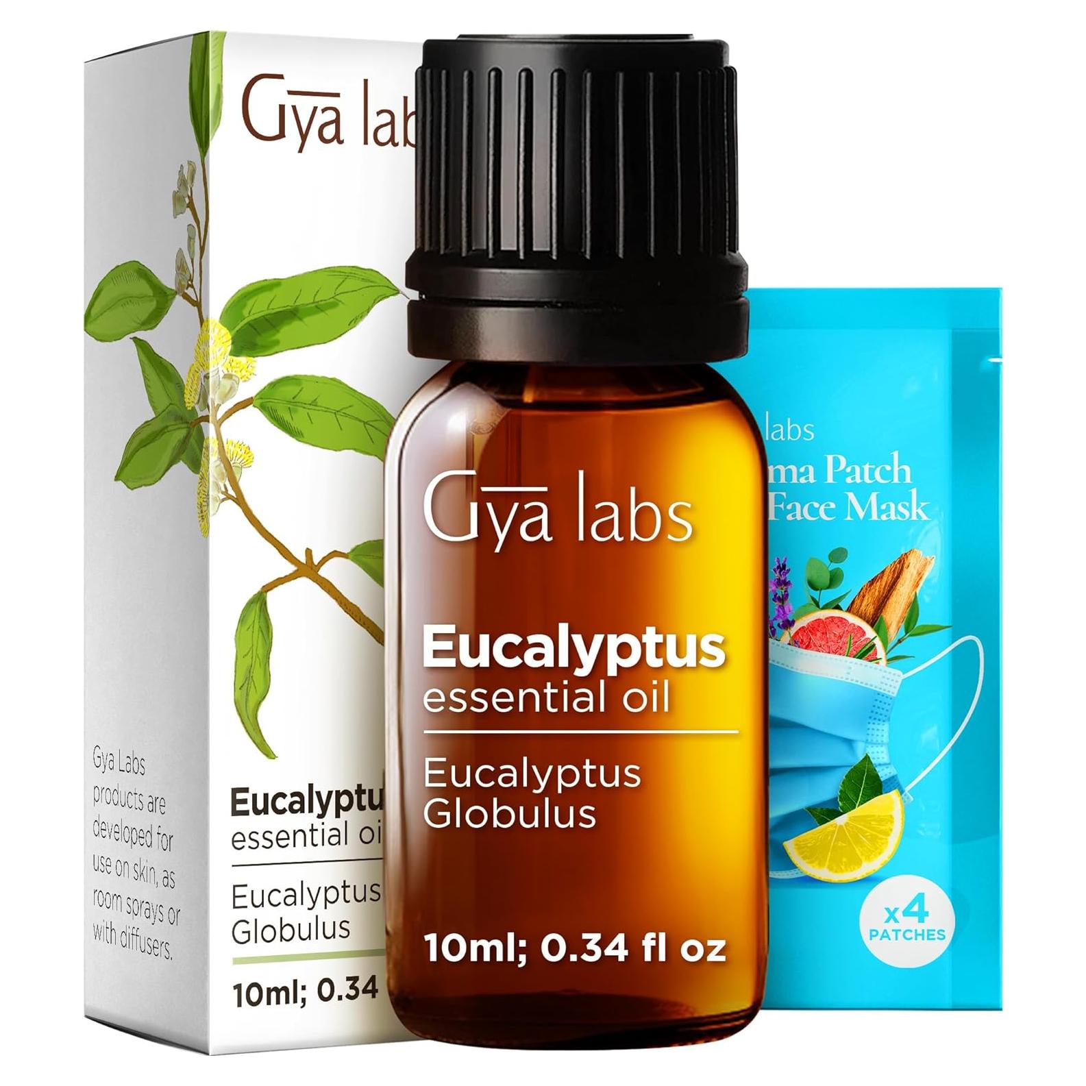 Aceite Esencial de Eucalipto Gya Labs 10 ml - Aromaterapia y Cuidado de la Piel