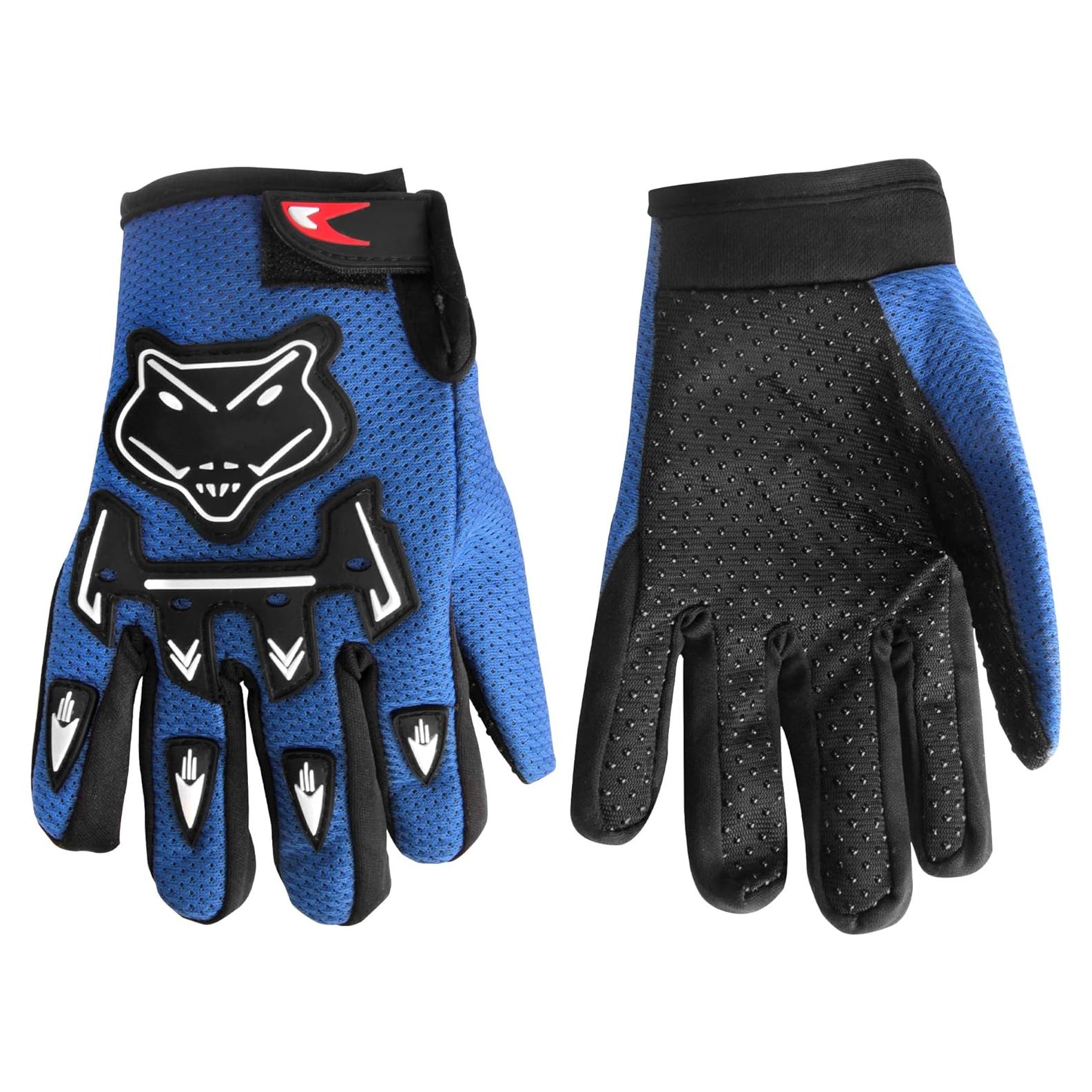 Guantes de Motocross JAGASOL para Niños Azul