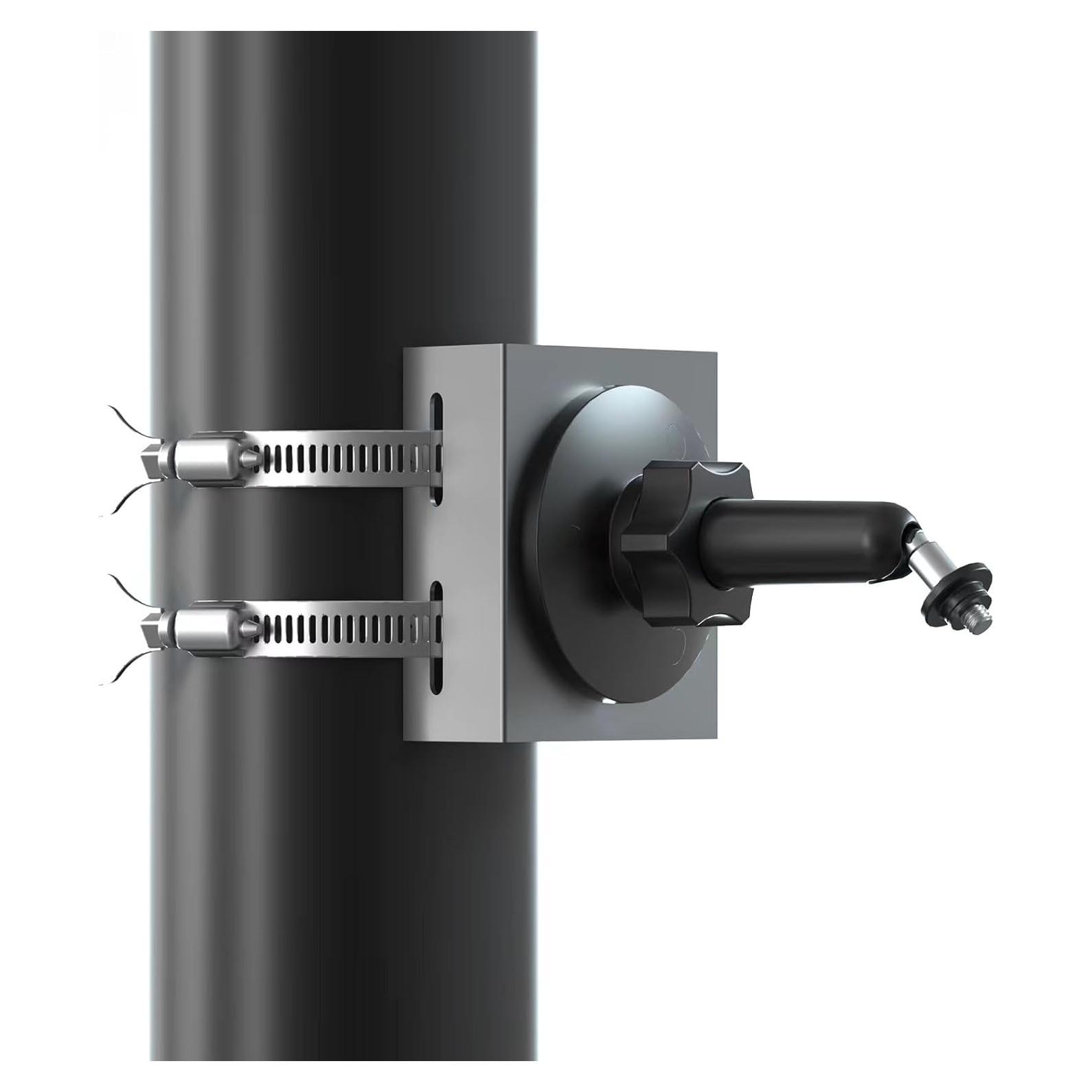 Soporte de Montaje en Poste Zivif para Cámara de Seguridad Negro
